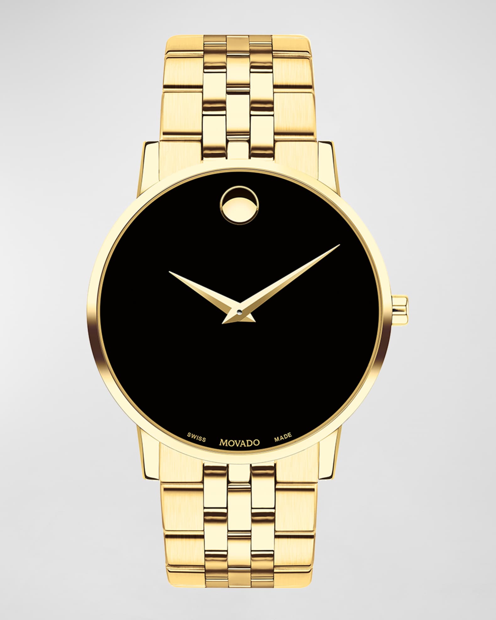 Movado gold watch with diamonds best sale