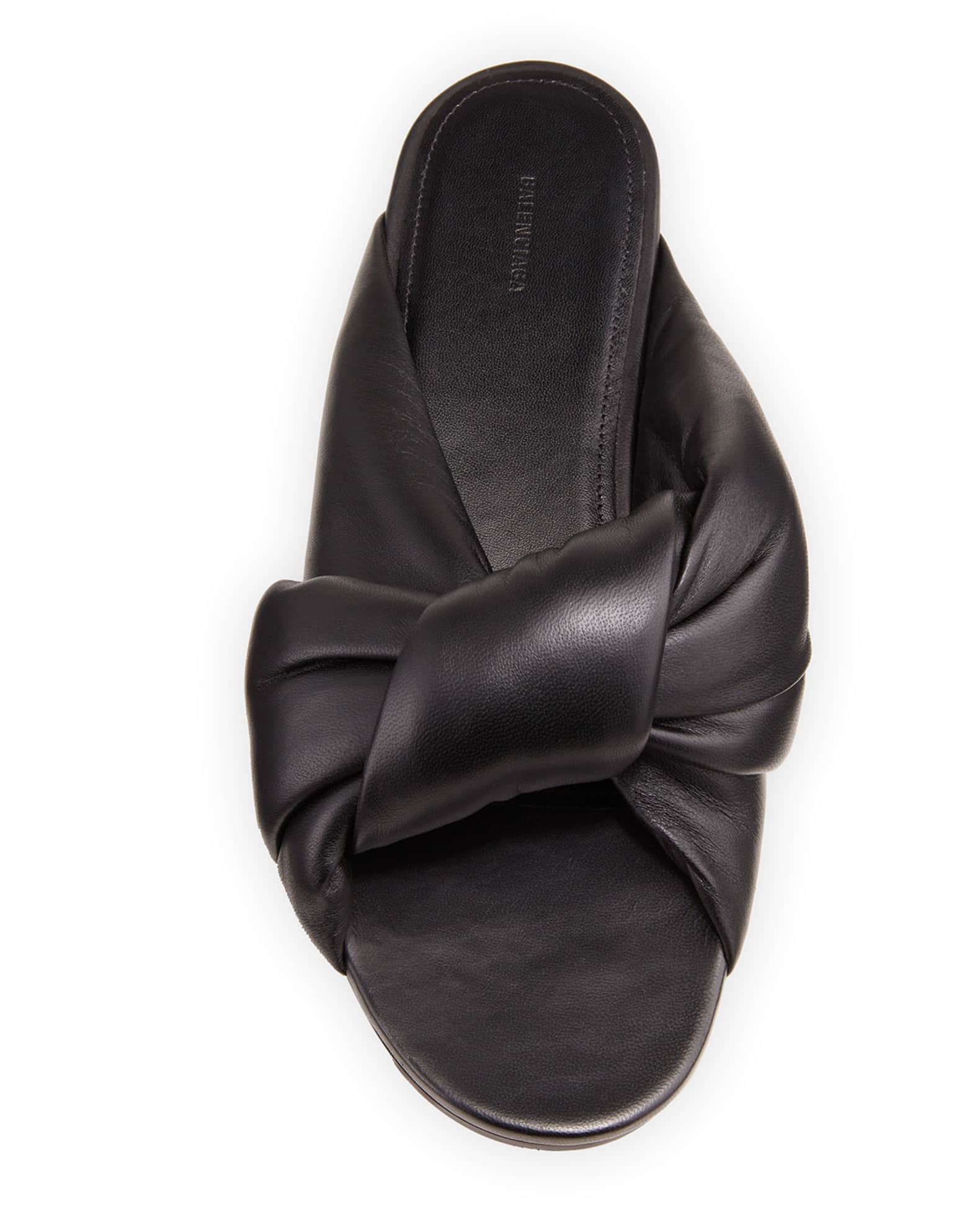 balenciaga drapy slides