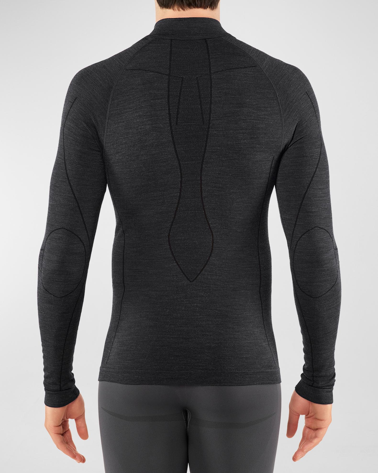 Falke Men's Wool Tech Long-Sleeve Shirt | Neiman Marcus