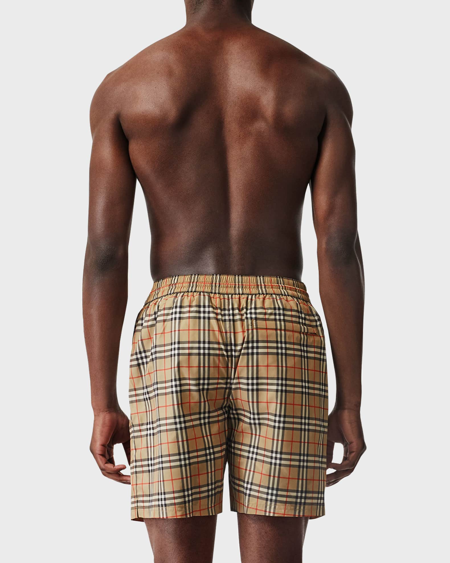 Mens burberry hot sale trunks
