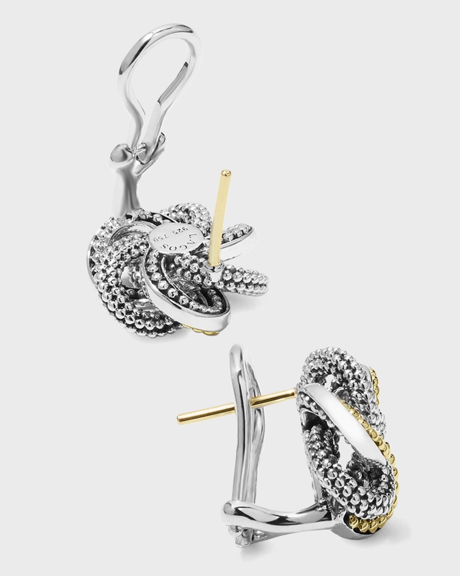 Lagos love knot stud earrings store