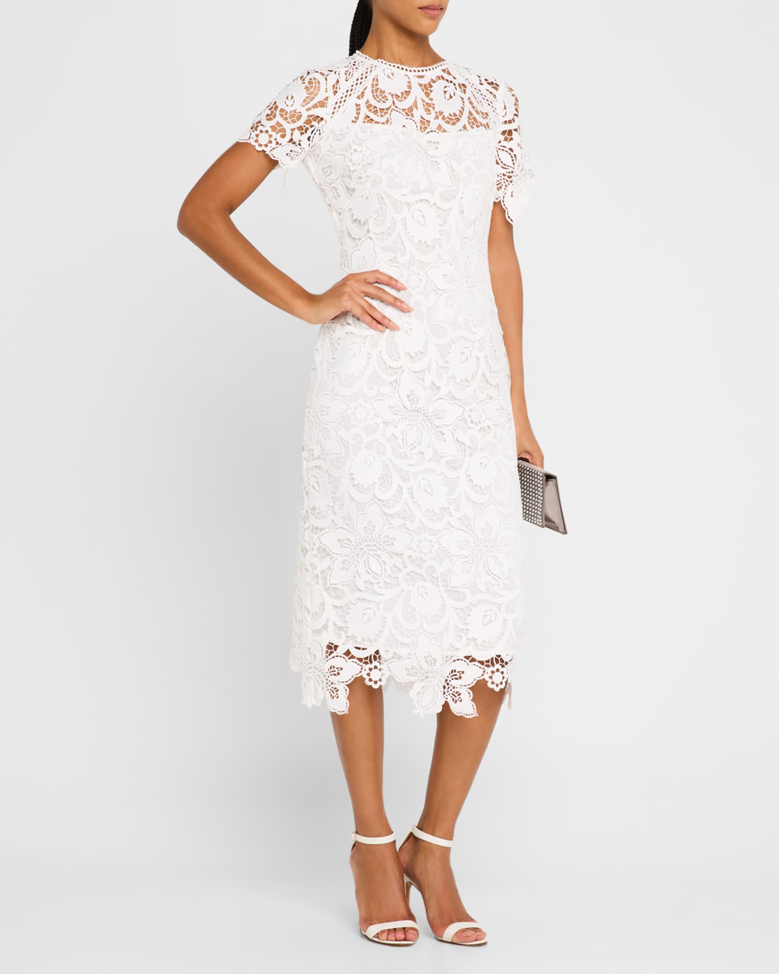 Neiman marcus white lace dress shop