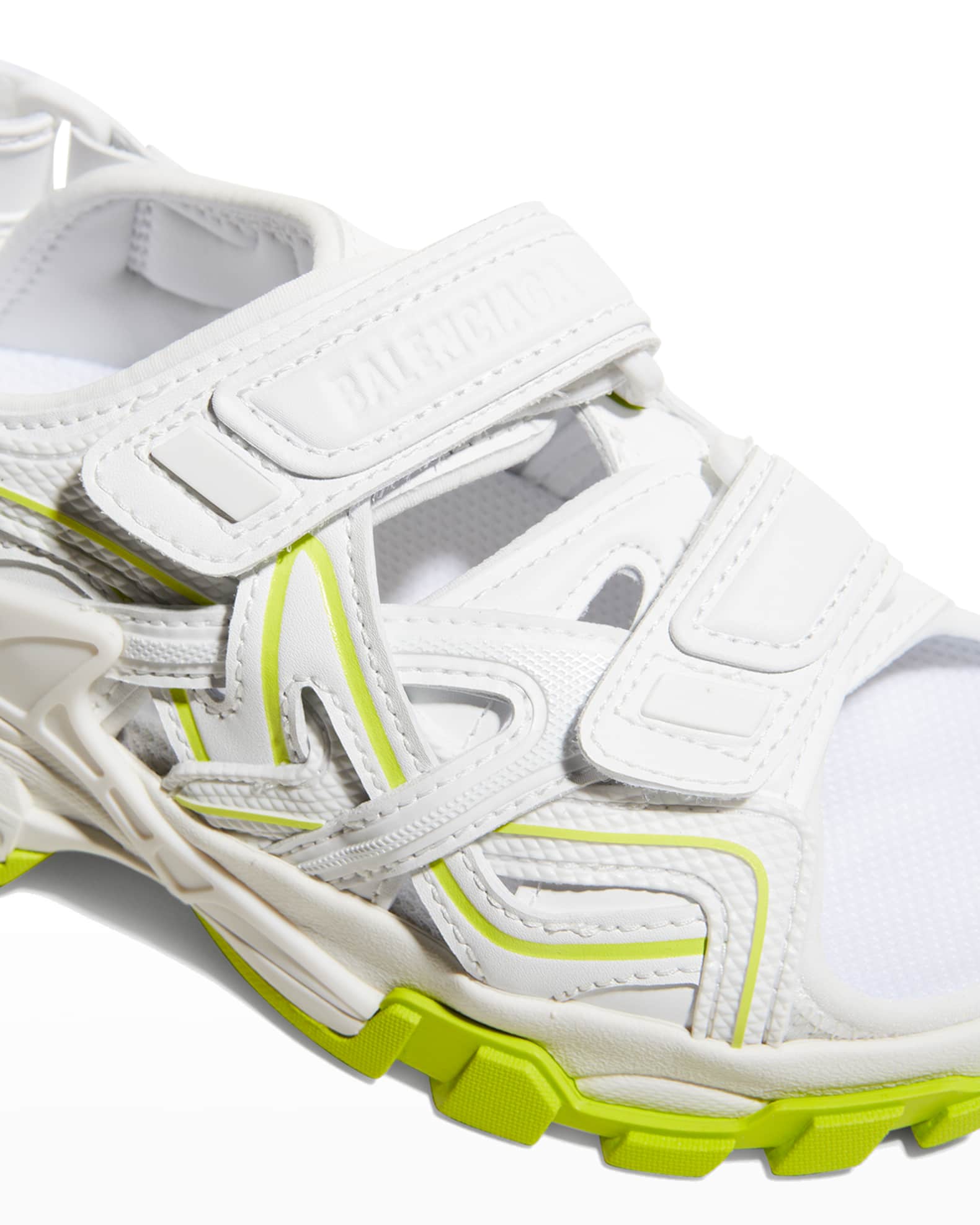 Balenciaga Bicolor Grip Dual-Strap Sandals, Toddlers/Kids | Neiman