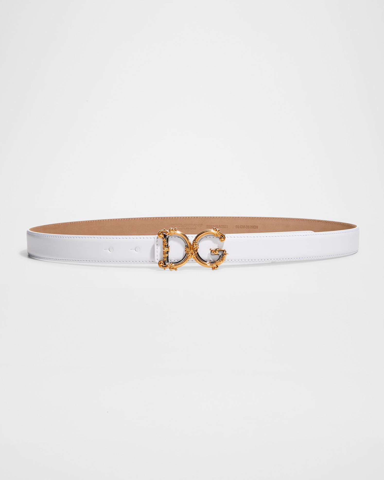 Dolce&Gabbana Ornate DG Buckle Belt | Neiman Marcus