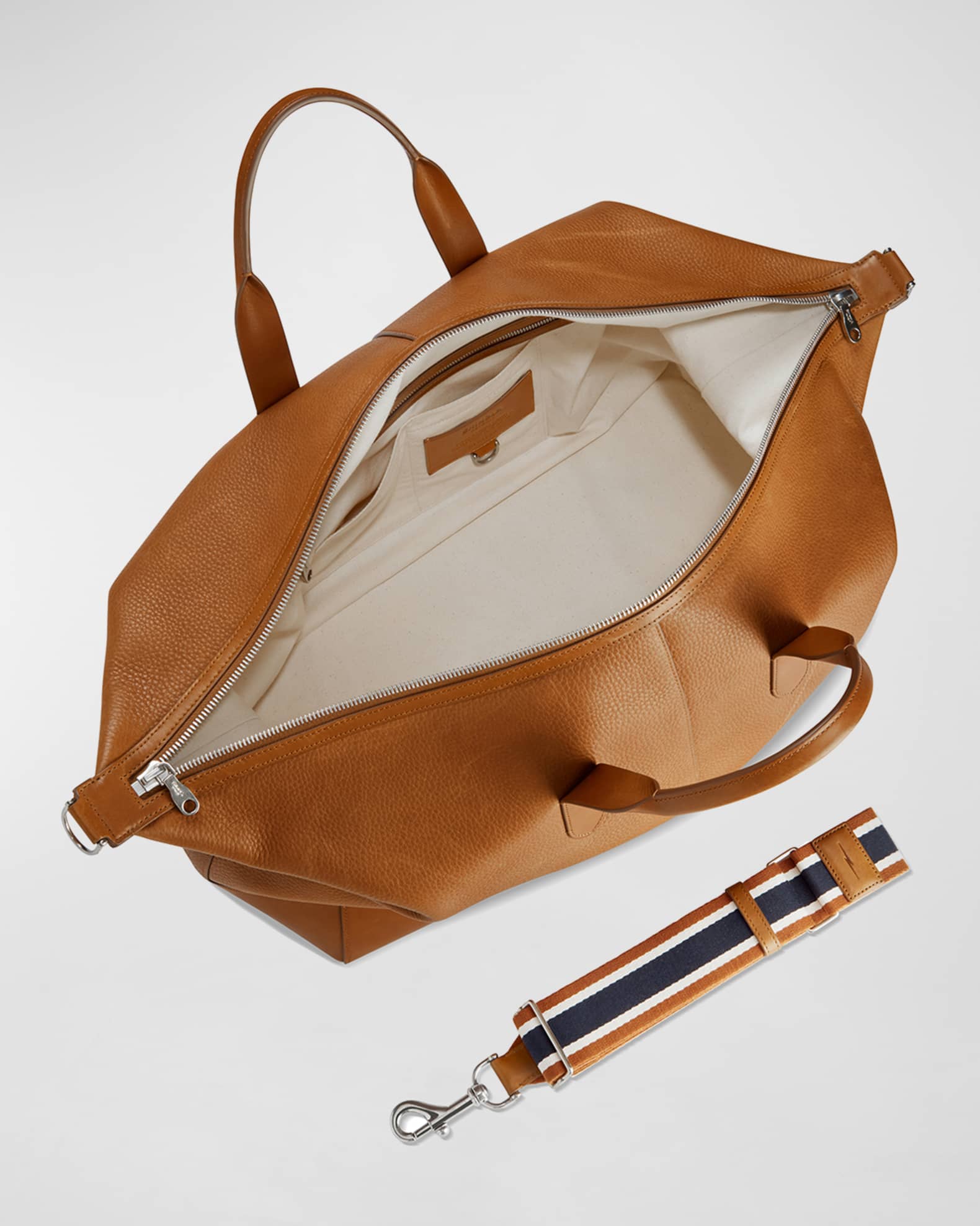 Shinola Men's Canfield Grained Leather Duffel Bag Neiman Marcus