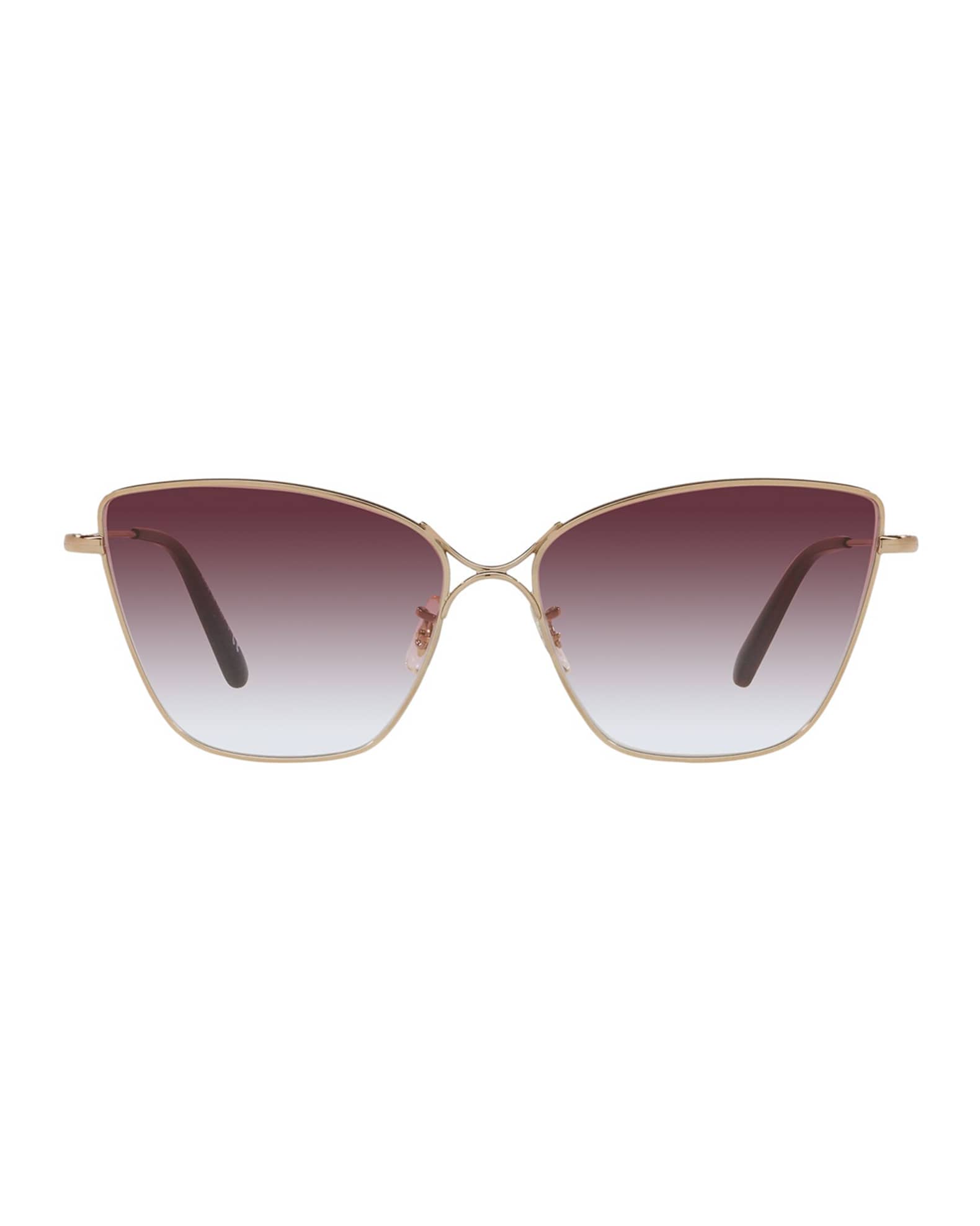 Oliver Peoples Marlyse Oversized Metal Cat-Eye Sunglasses | Neiman Marcus