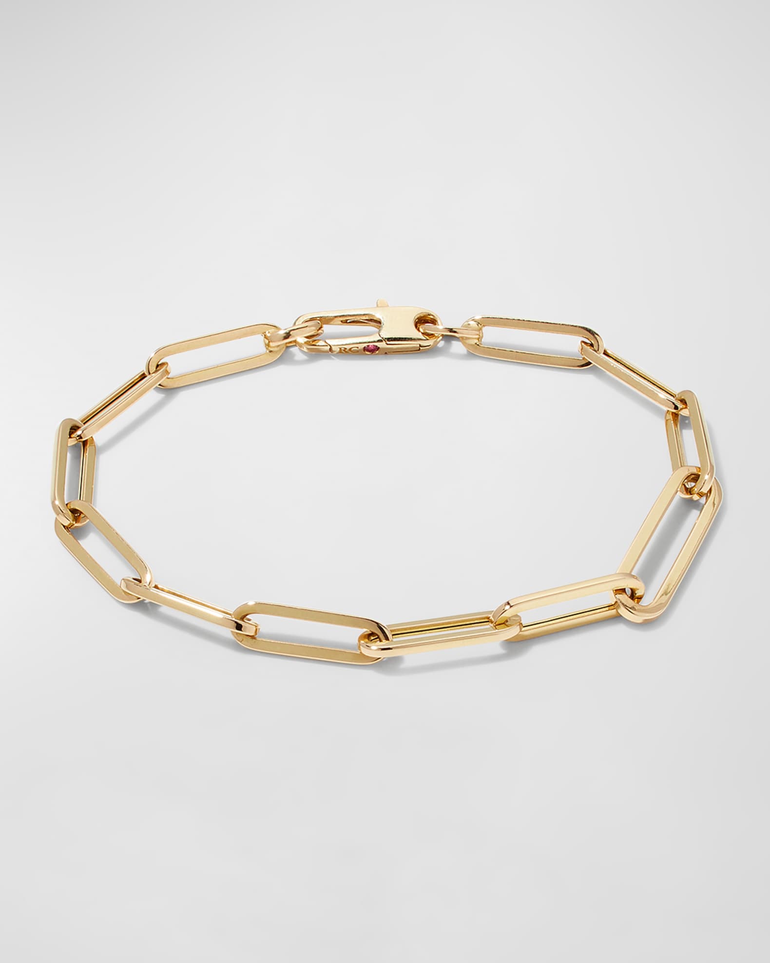 LOUIS VUITTON Chain Links Bracelet Gold Metal. Size M