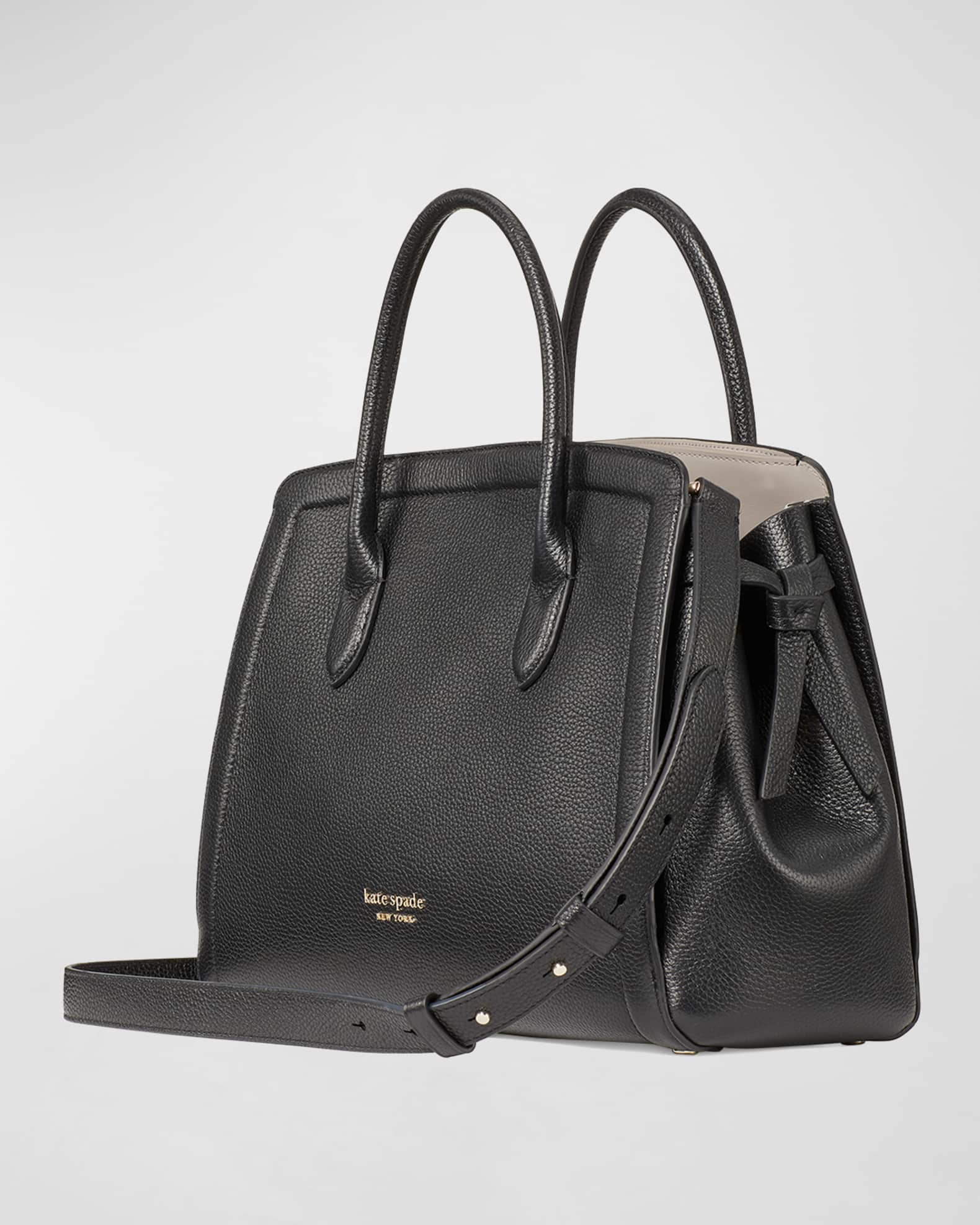 kate spade new york knott large leather satchel bag Neiman Marcus