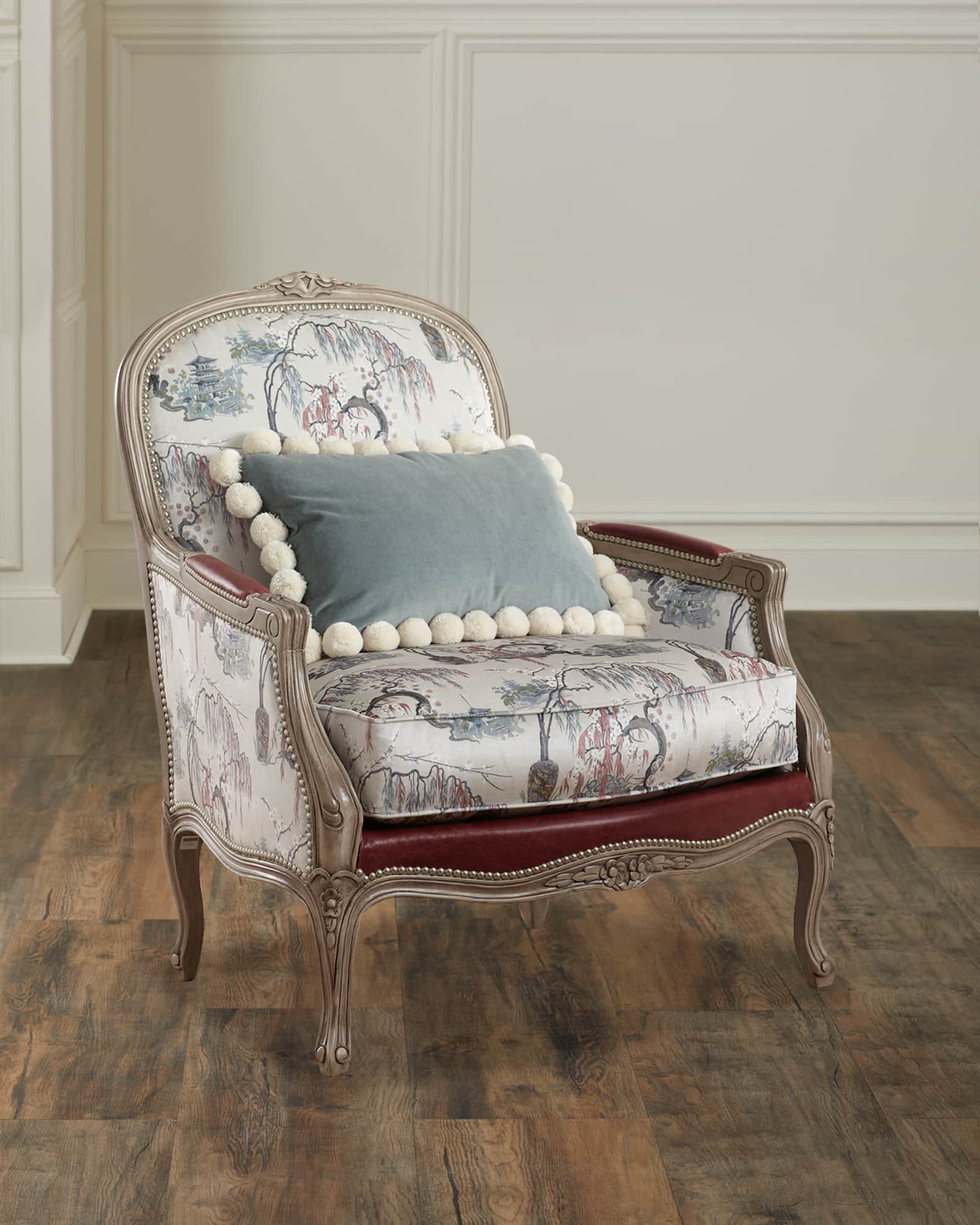 Small sale bergere chair