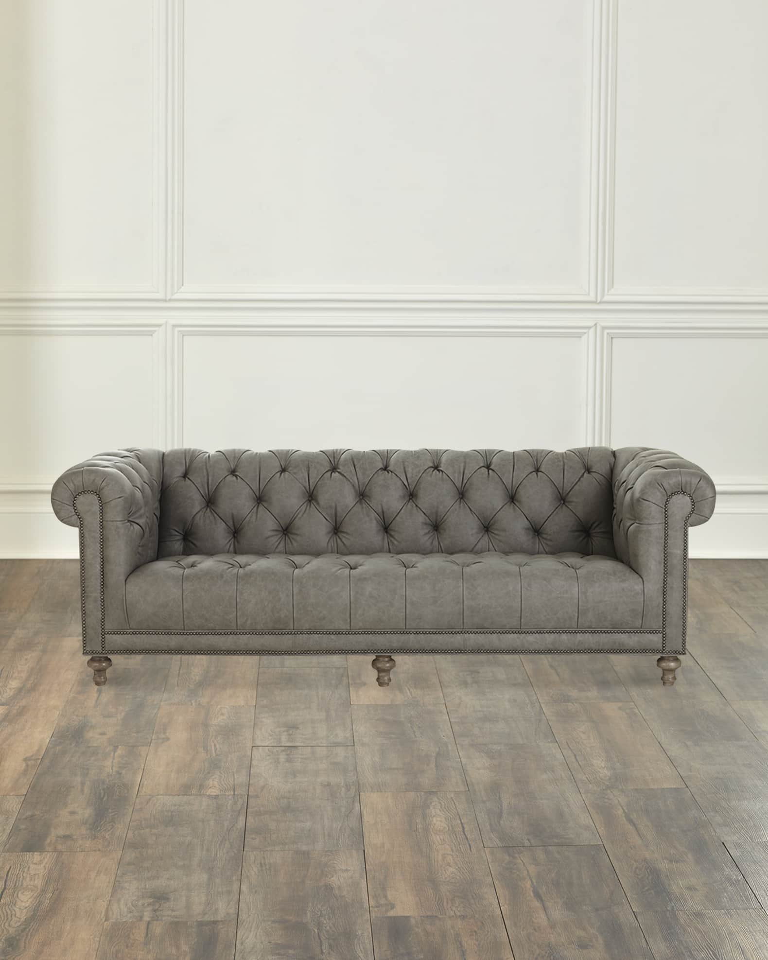 Massoud Kennesaw Chesterfield Sofa Neiman Marcus