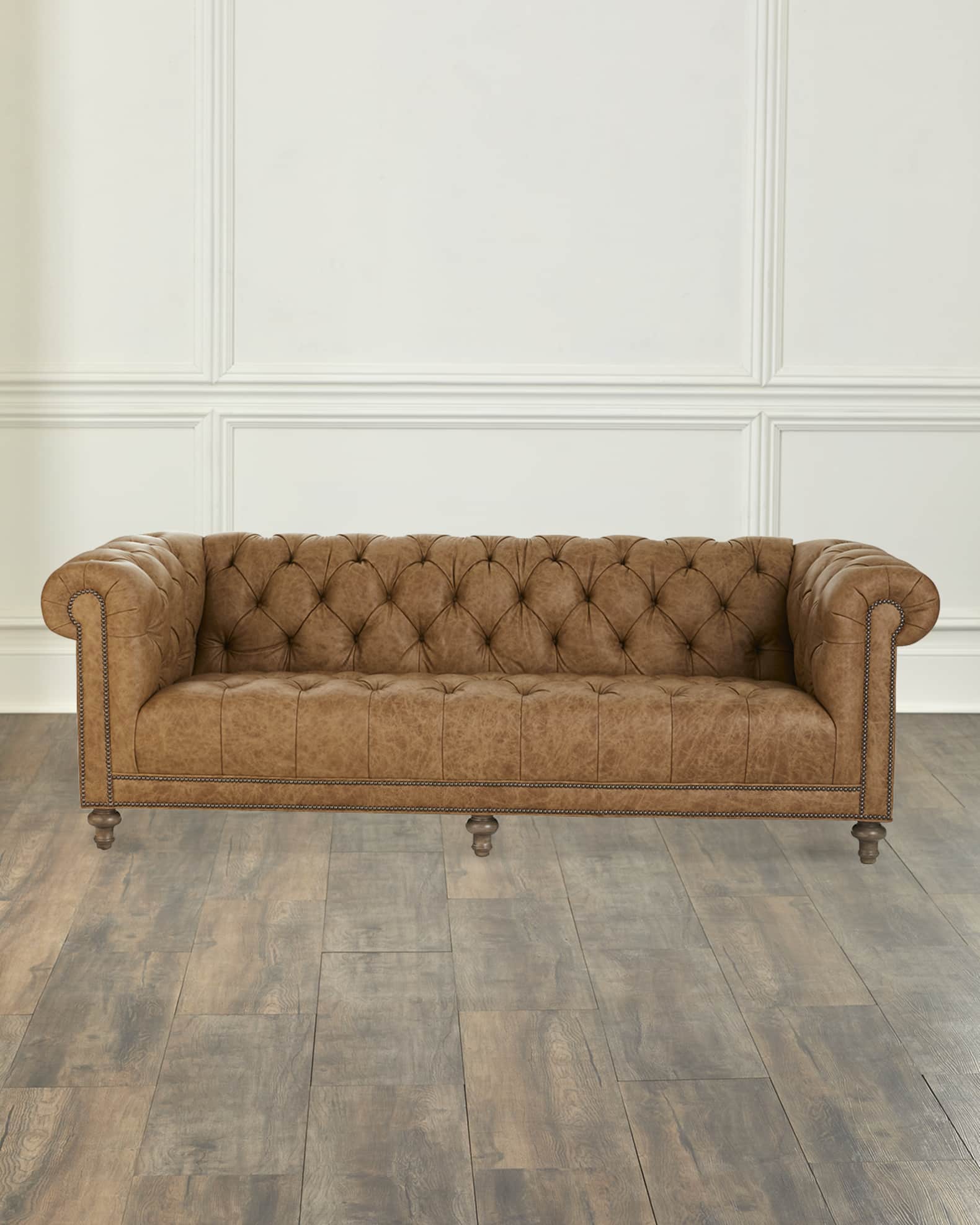Massoud Kennesaw Chesterfield Sofa Neiman Marcus