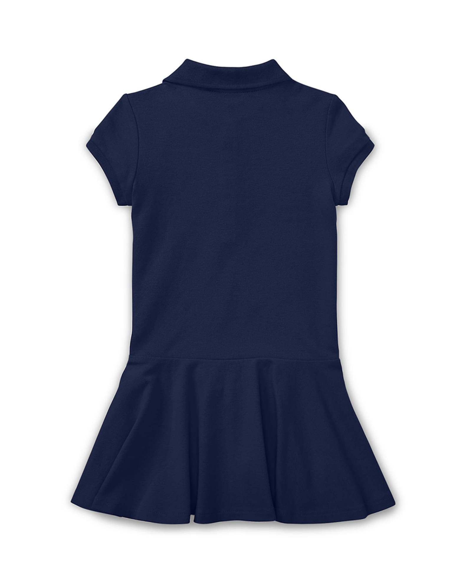 Girl's Logo Embroidered Drop-Waist Polo Dress, Size 2-6X 1