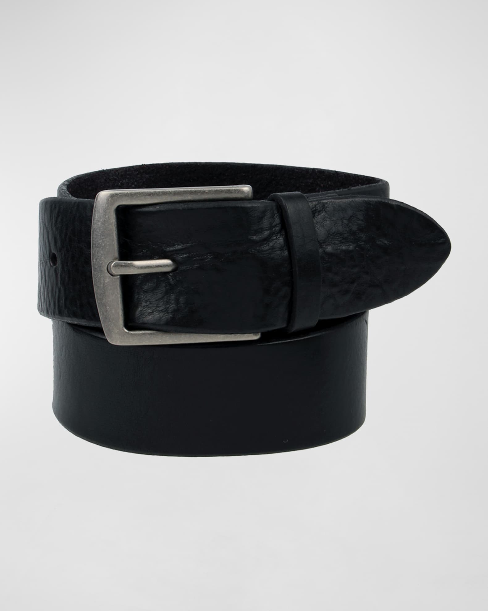 Frye flat clearance panel leather belt