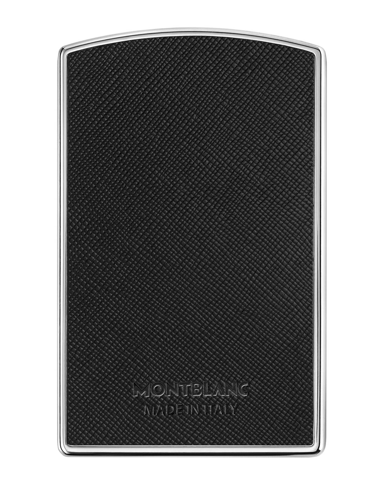 Montblanc Men's Saffiano Business Card Holder Neiman Marcus
