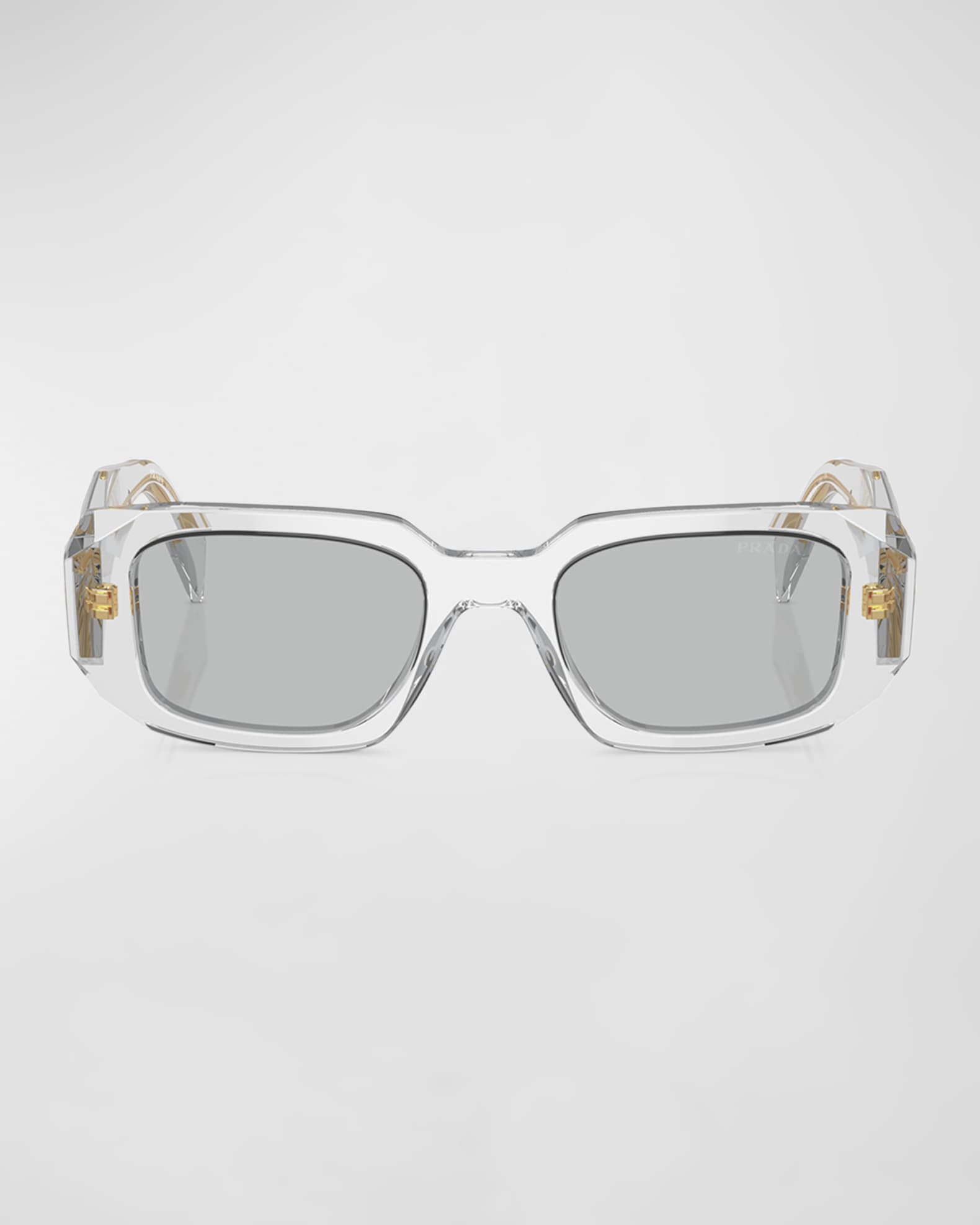 Prada Rectangle Acetate Sunglasses | Neiman Marcus