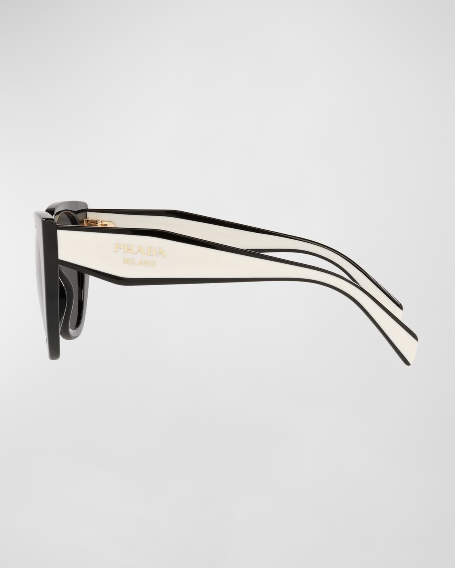Prada Two Tone Acetate Cat Eye Sunglasses Neiman Marcus
