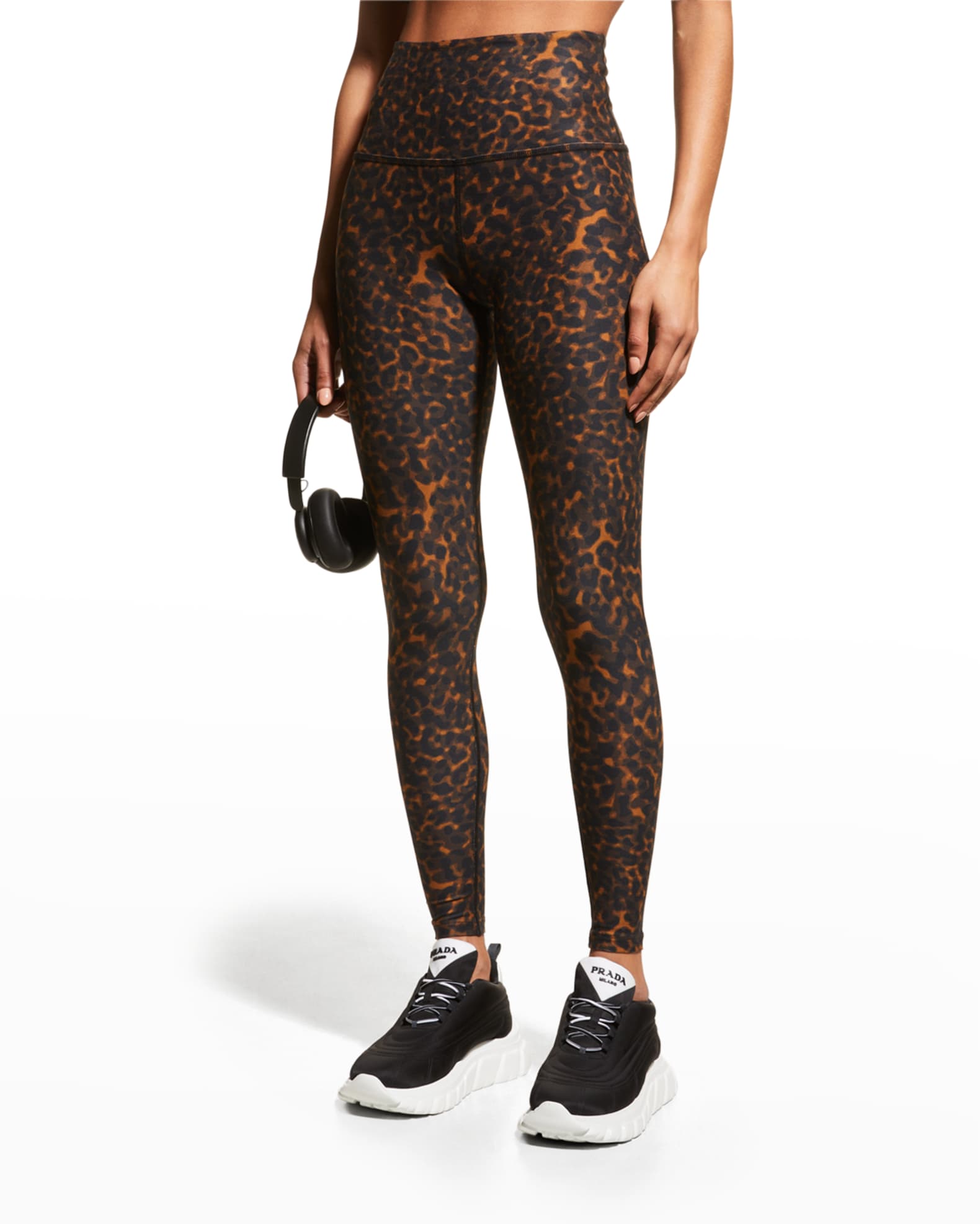 Beyond Yoga Caught in the Midi CheetahPrint Leggings Neiman Marcus
