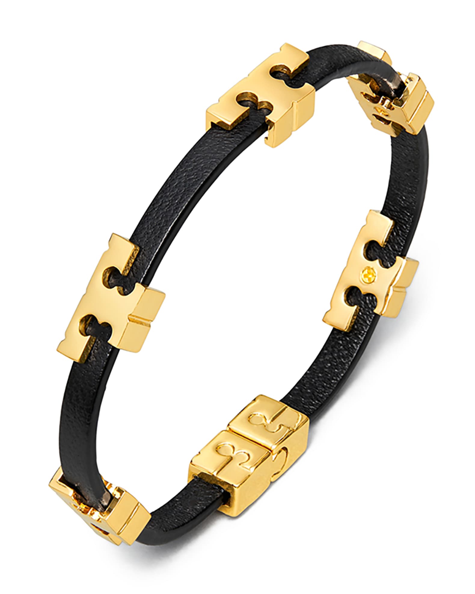 Tory burch serif t stackable bracelet clearance