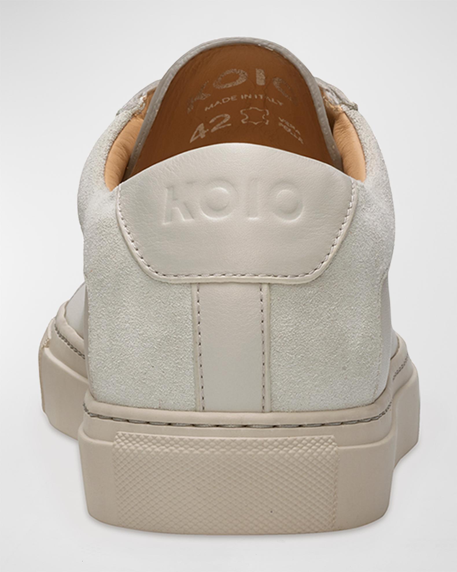 M.M.LaFleur x Koio Capri Low-Top Sneakers - Leather :: Azalea