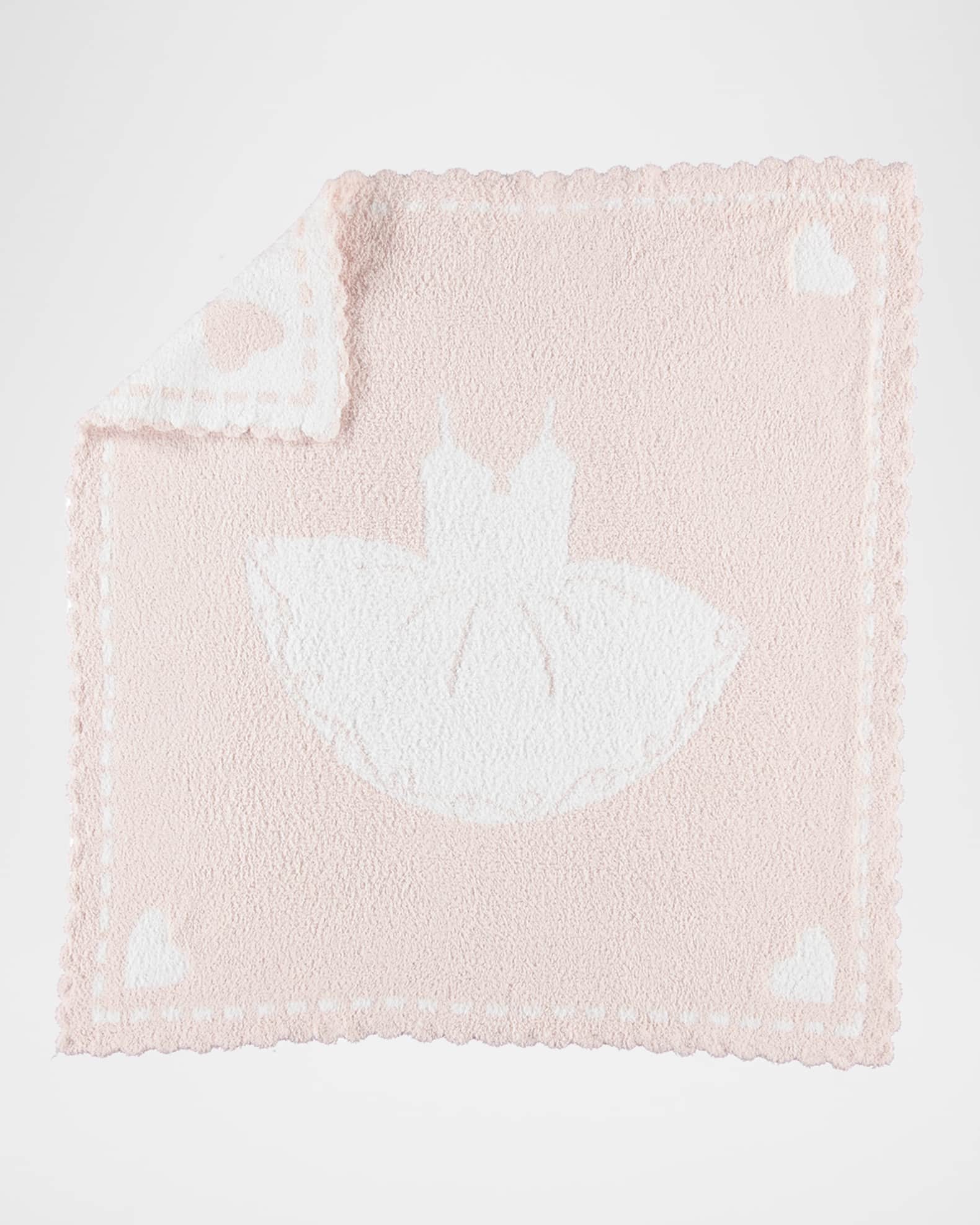 Barefoot Dreams Kid's CozyChic Scalloped Receiving Blanket