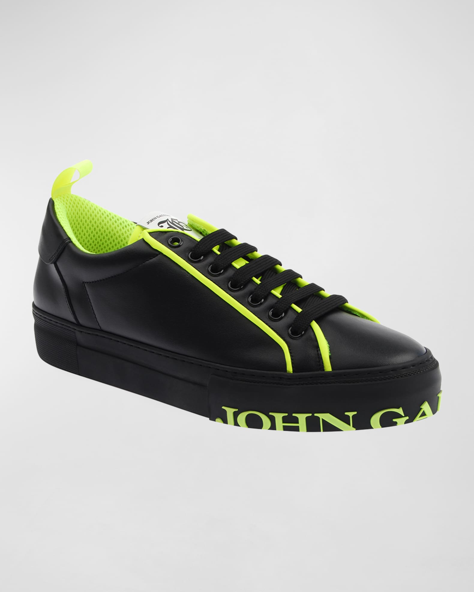 JOHN GALLIANO, Black Men's Sneakers