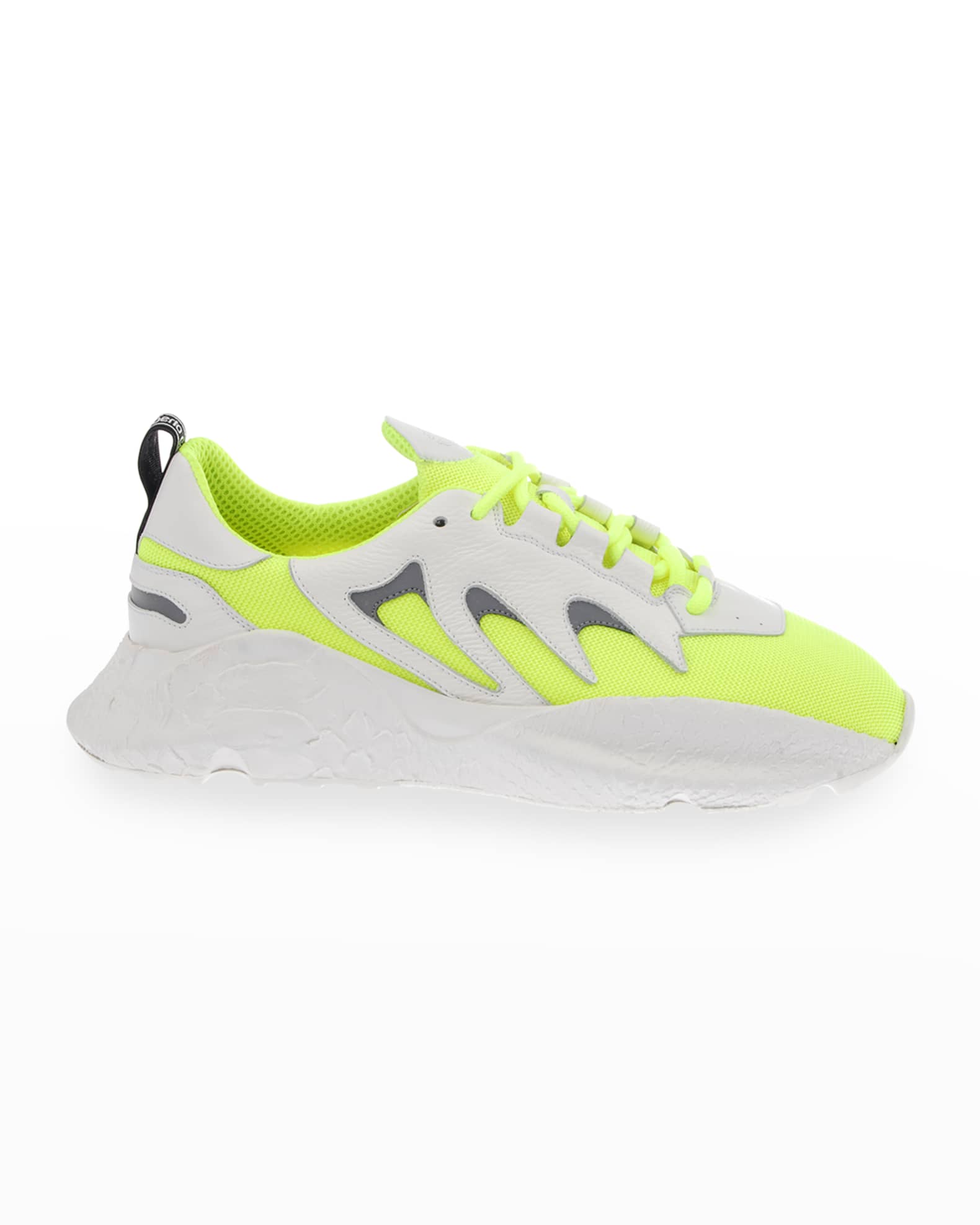 neon chunky sneakers