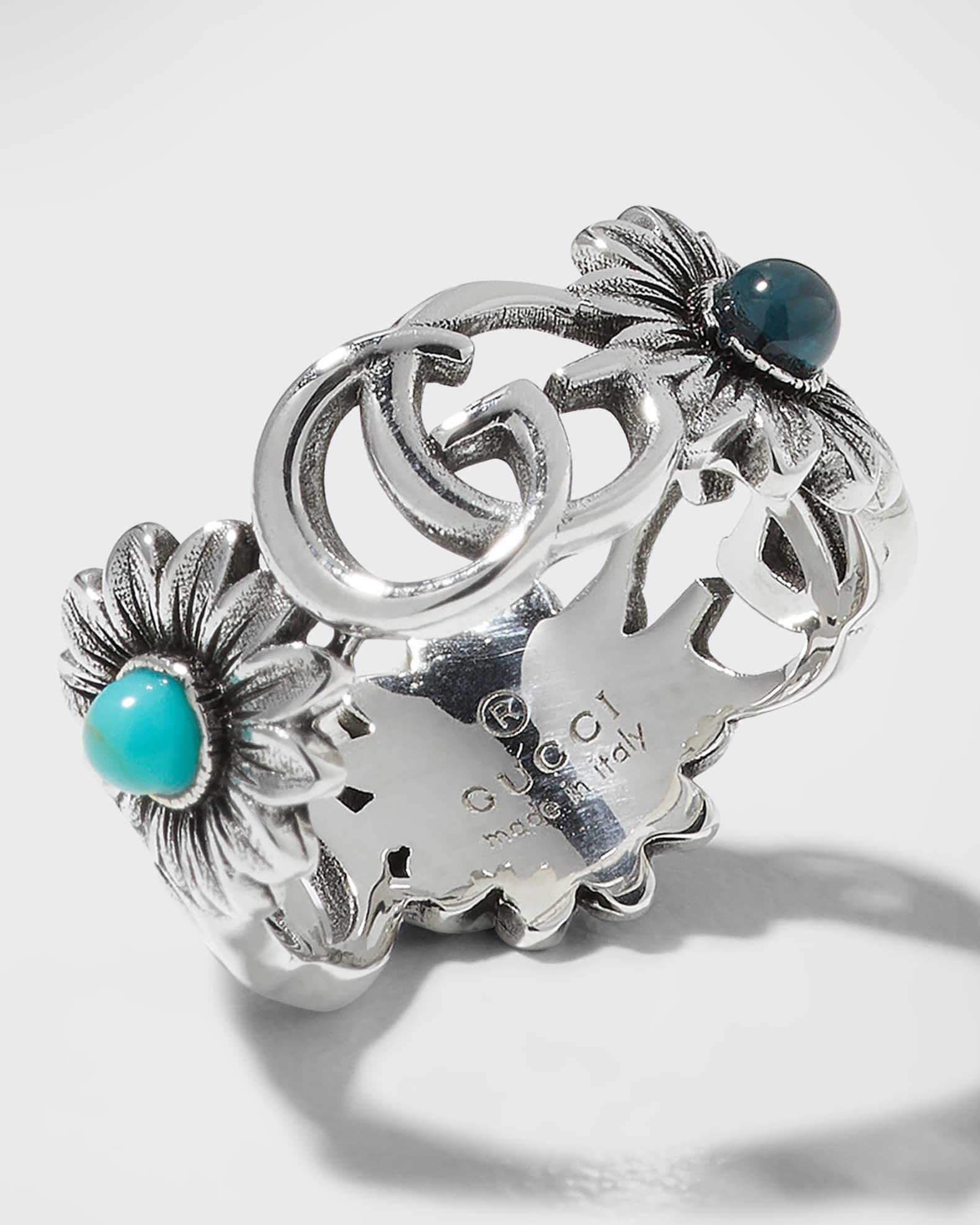 Gucci ring with flowers sale