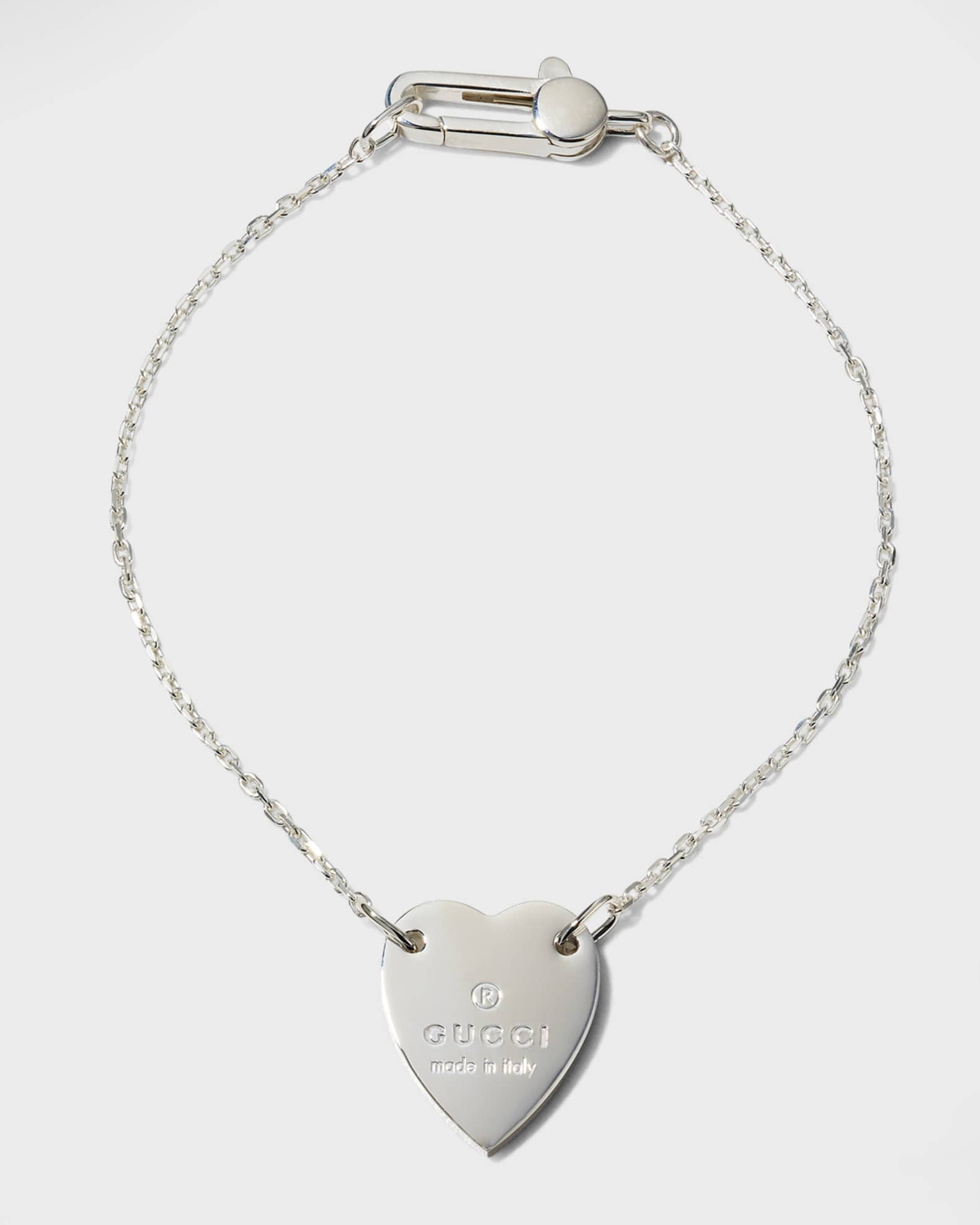 Gucci bracelet trademark heart on sale