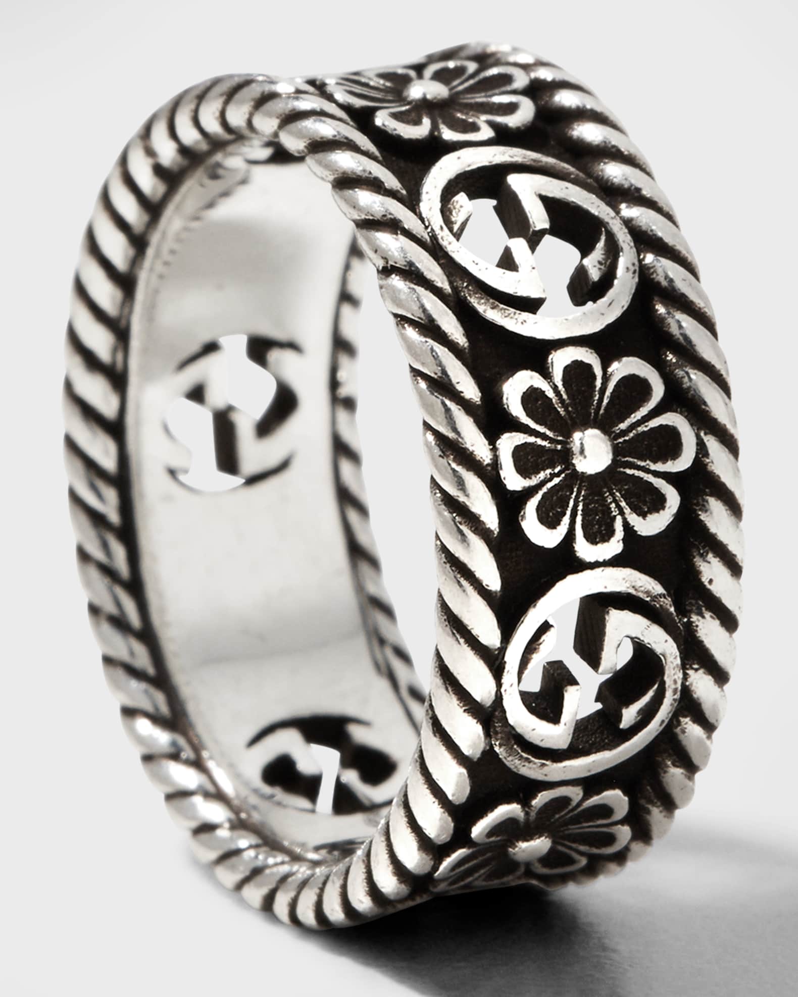 Gucci shop ring flowers