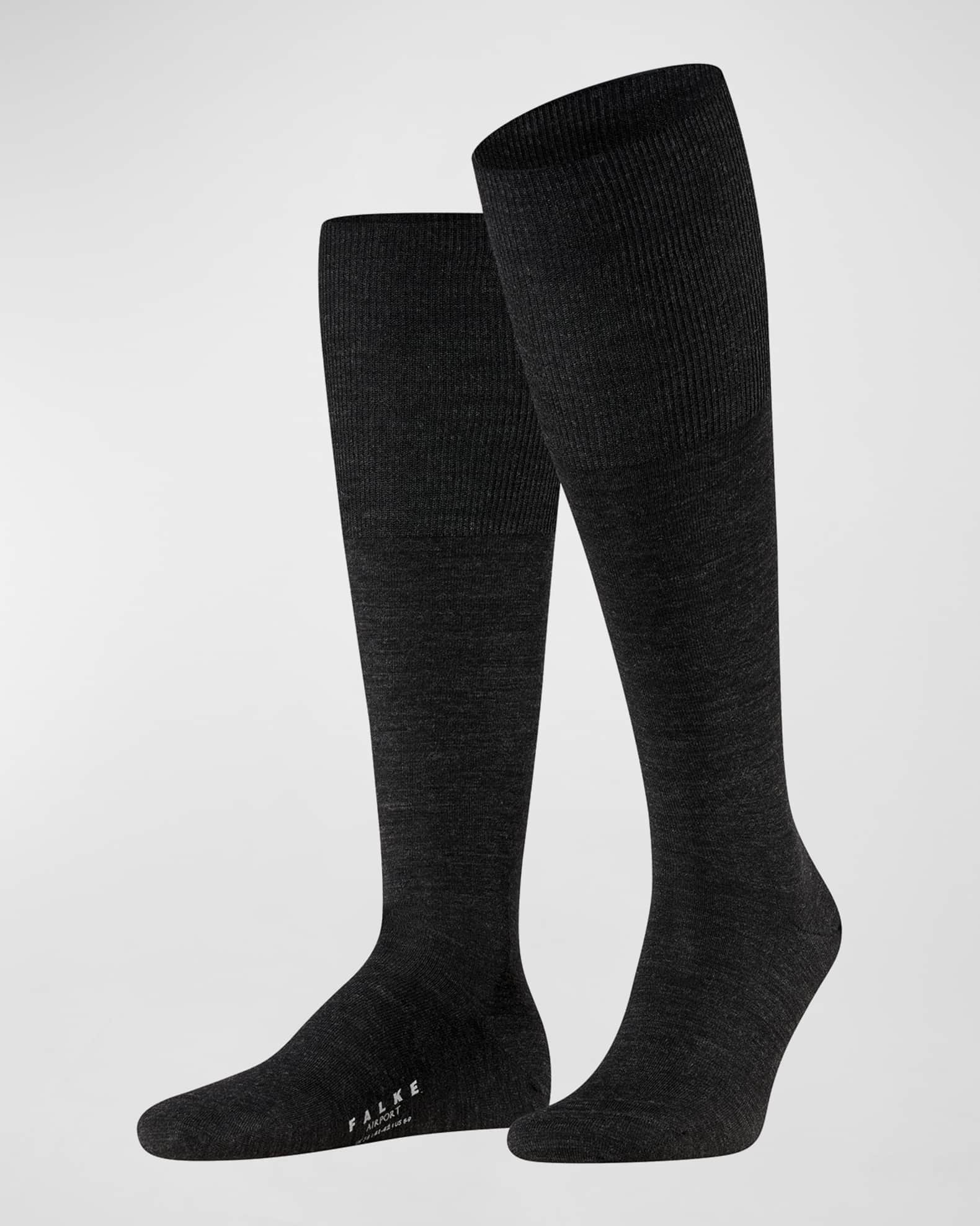 Men's Airport Wool Knee-High Socks 0