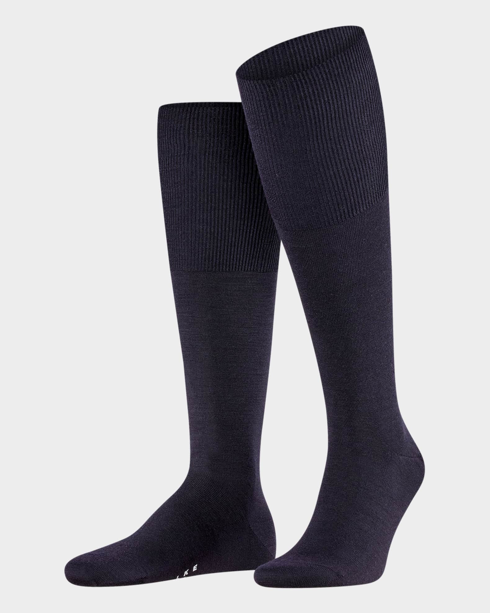 Men's Airport Wool Knee-High Socks 0