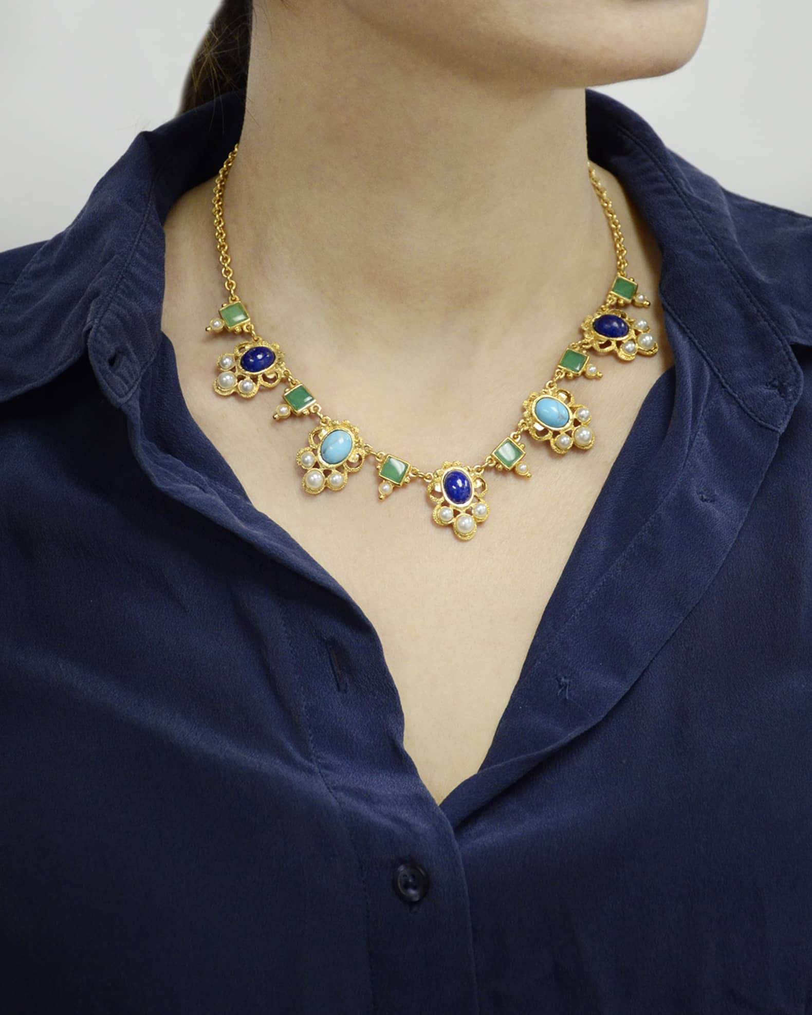 Multi-Stone Statement Necklace 1