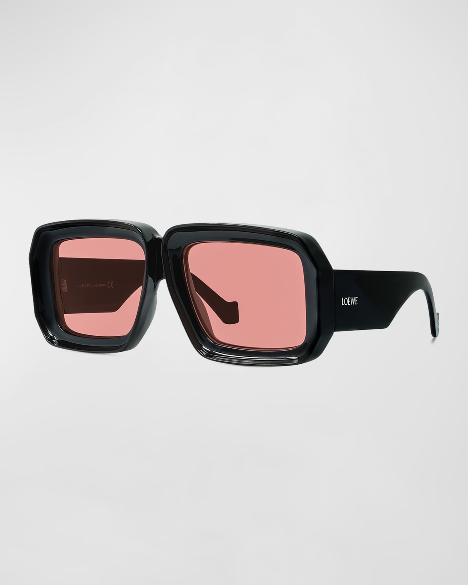 Oversized Square Monochromatic Sunglasses 0