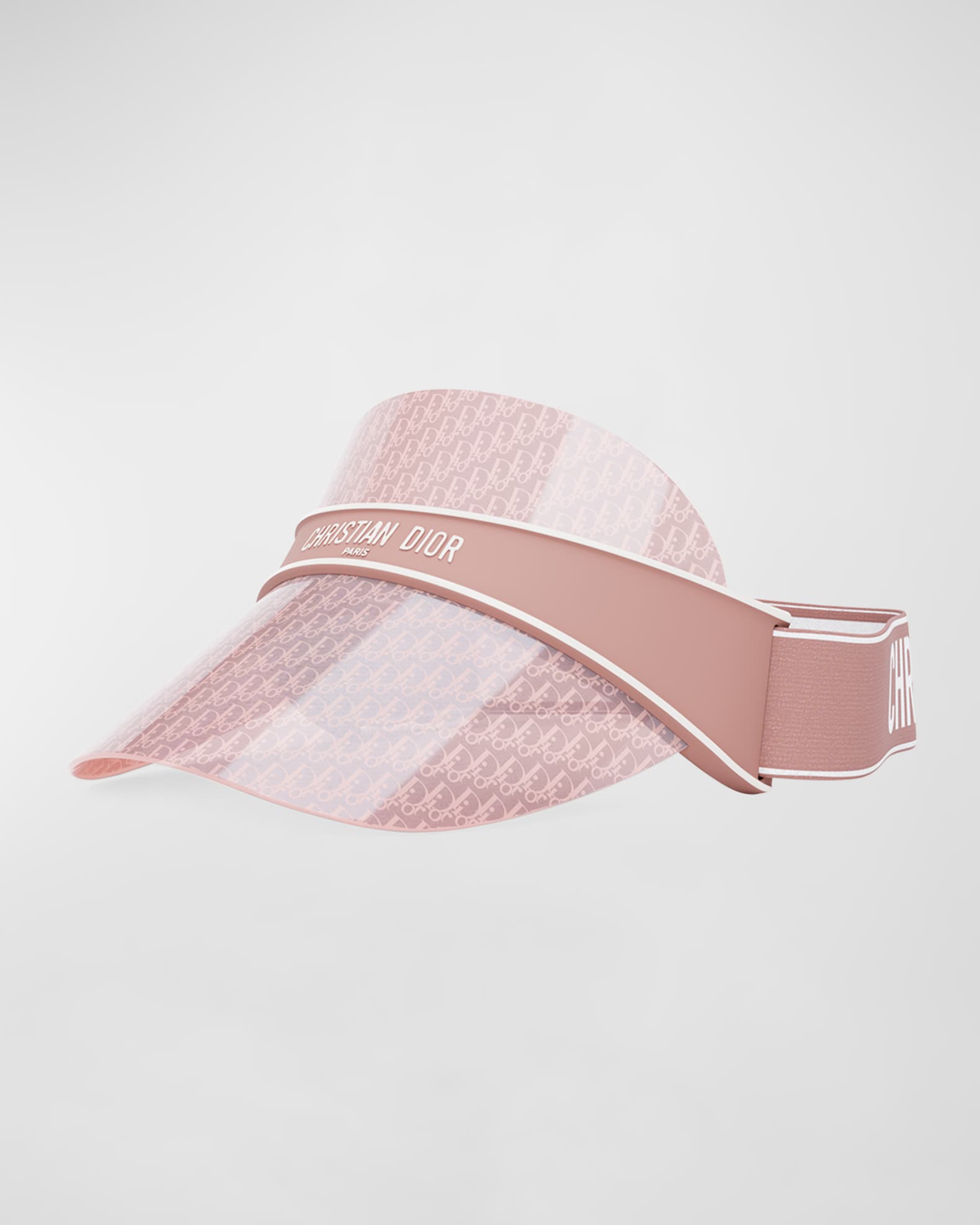 Dior V1U Logo Clear Visor Neiman Marcus