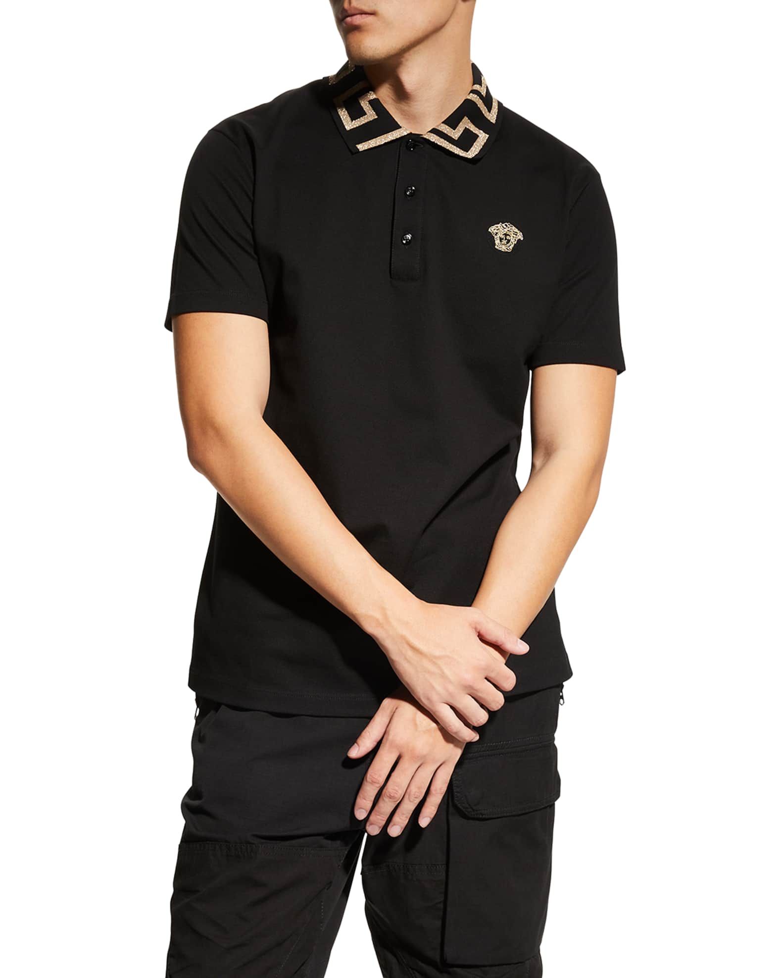 Versace t shirt polo clearance