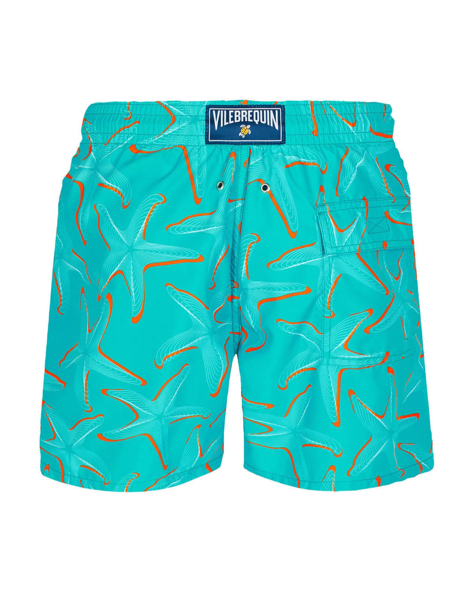 VILEBREQUIN Men Swim Trunks Hawaiian Patchwork - VBQ x Palm Angels