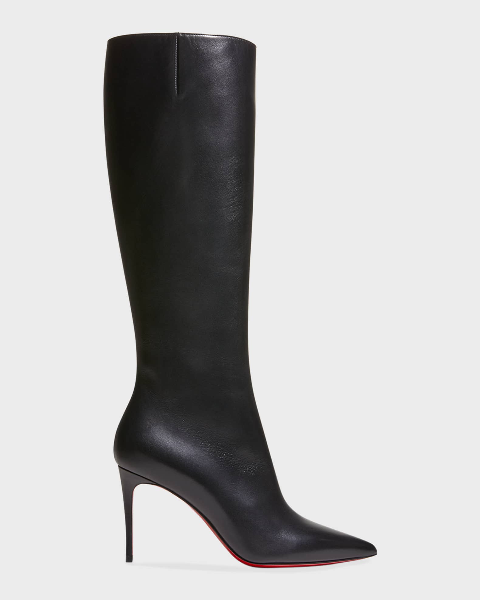 Black stiletto red bottoms hotsell