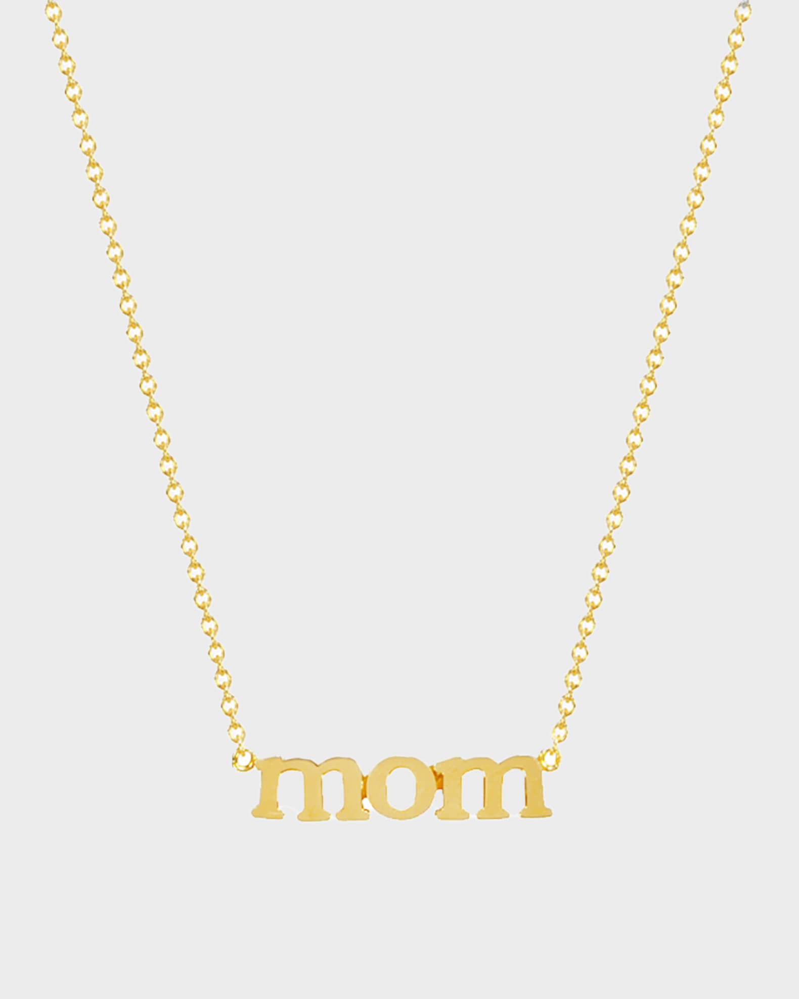 Jennifer Meyer 18k Mom Pendant Necklace Neiman Marcus