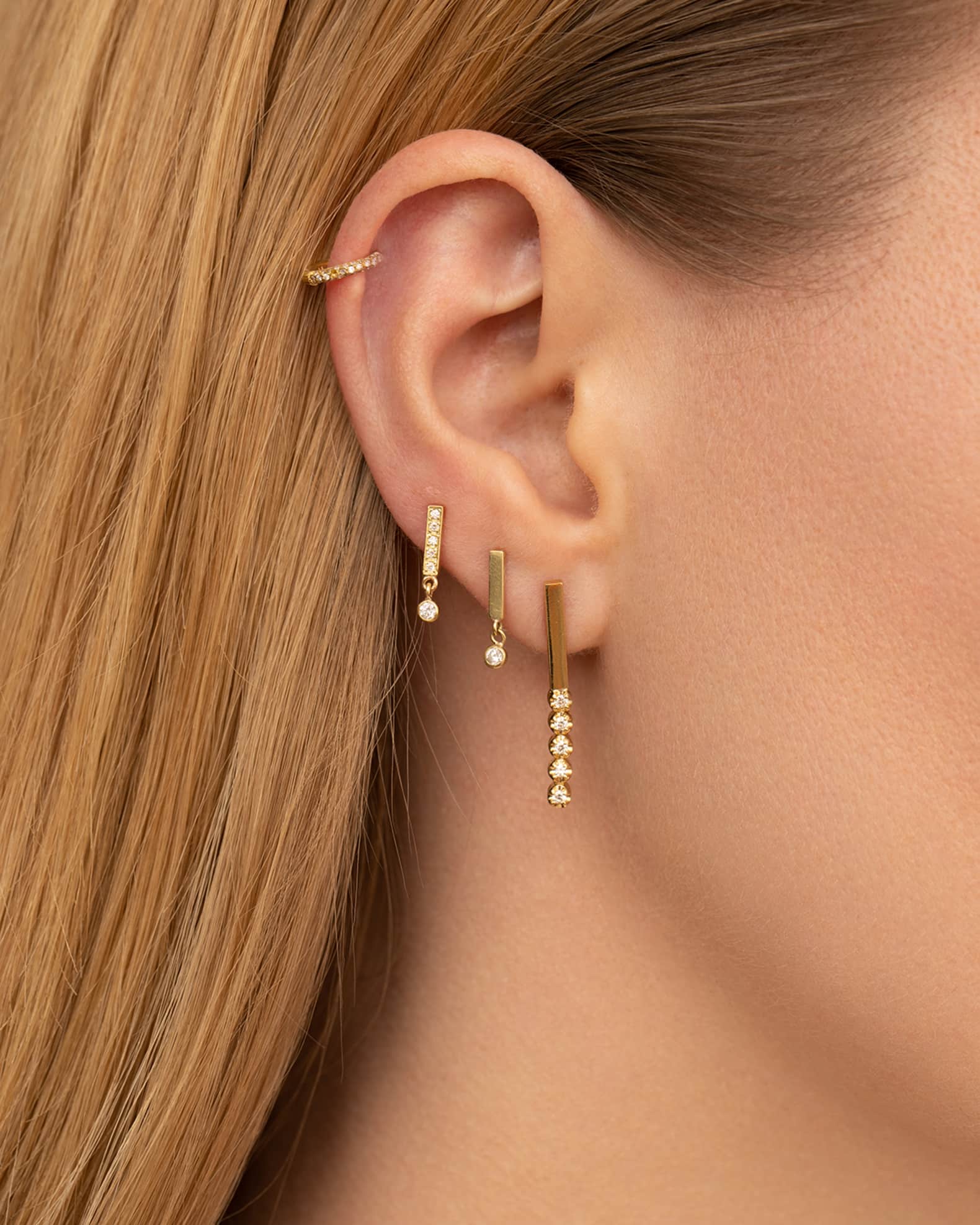 Jennifer meyer turquoise bar earrings hotsell