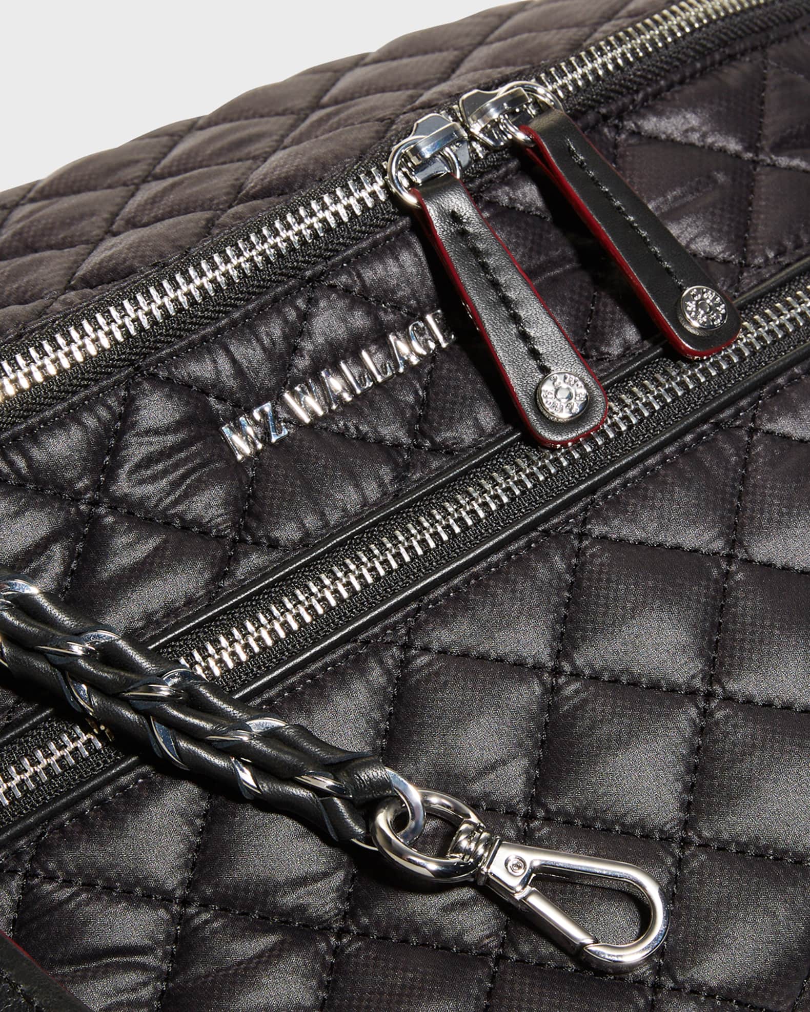 MZ WALLACE Crosby Quilted Nylon Zip Sling Bag | Neiman Marcus