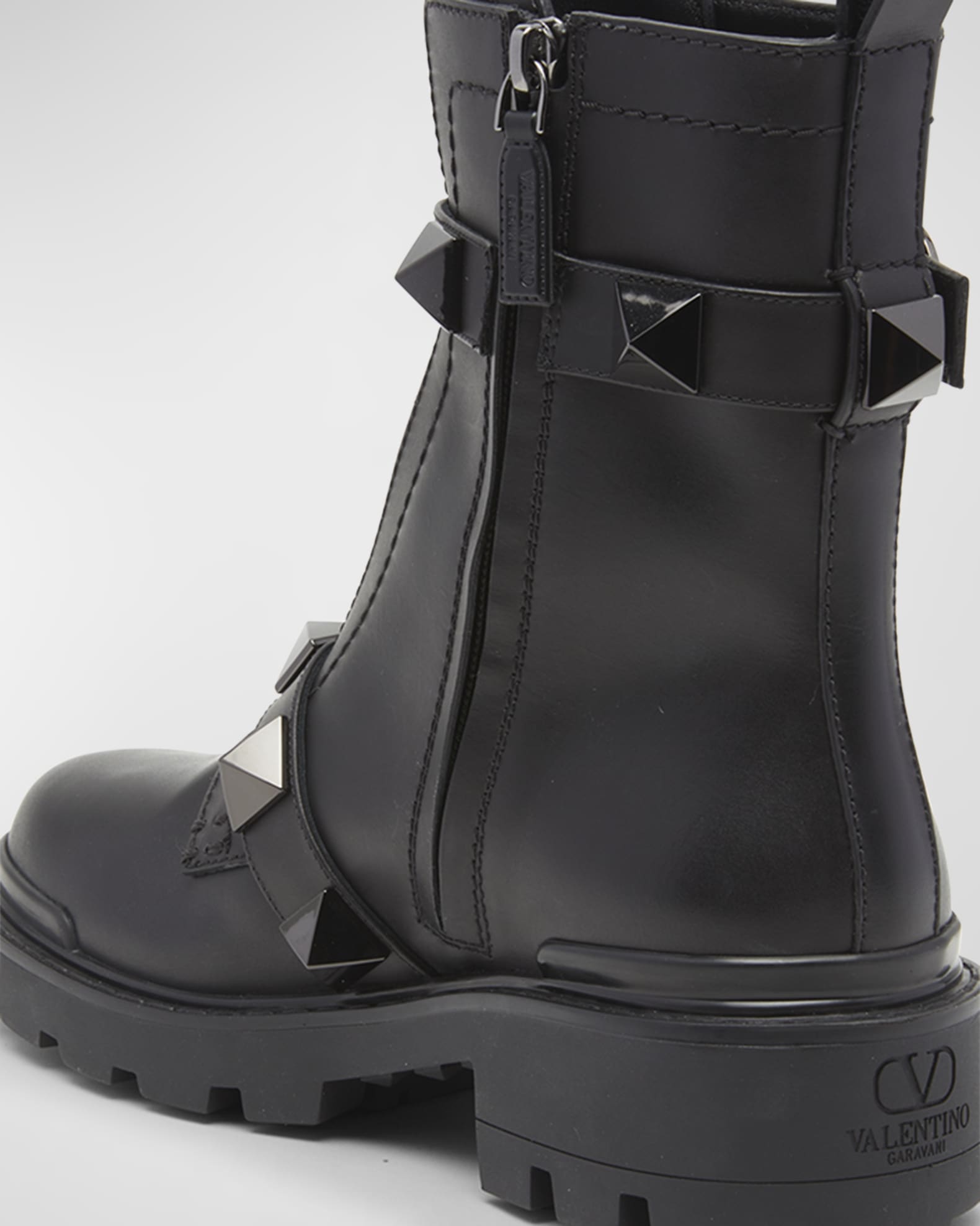 Valentino military boots cheap