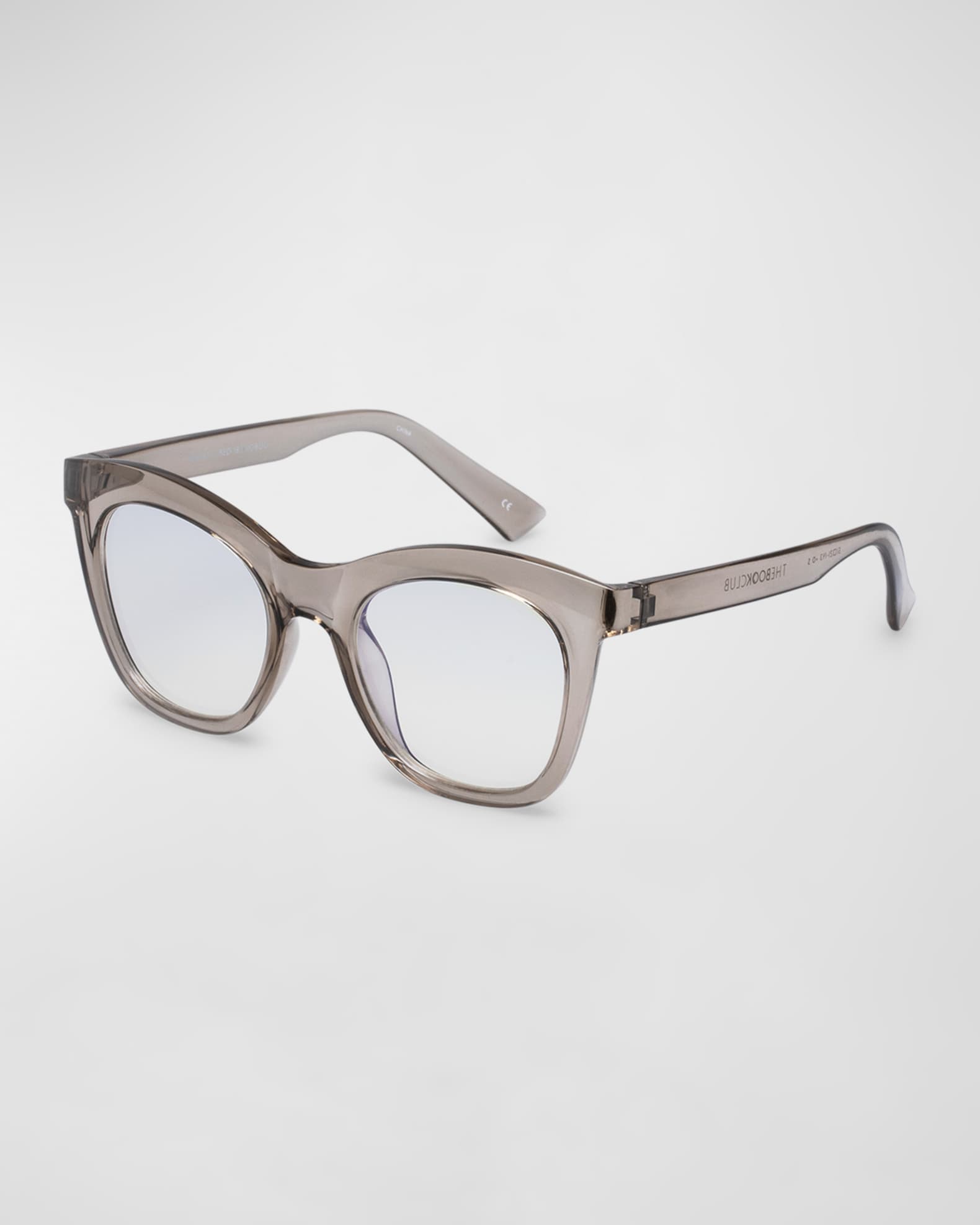 The Book Club Harlots Bed Clear Plastic Reading Cat Eye Glasses Neiman Marcus