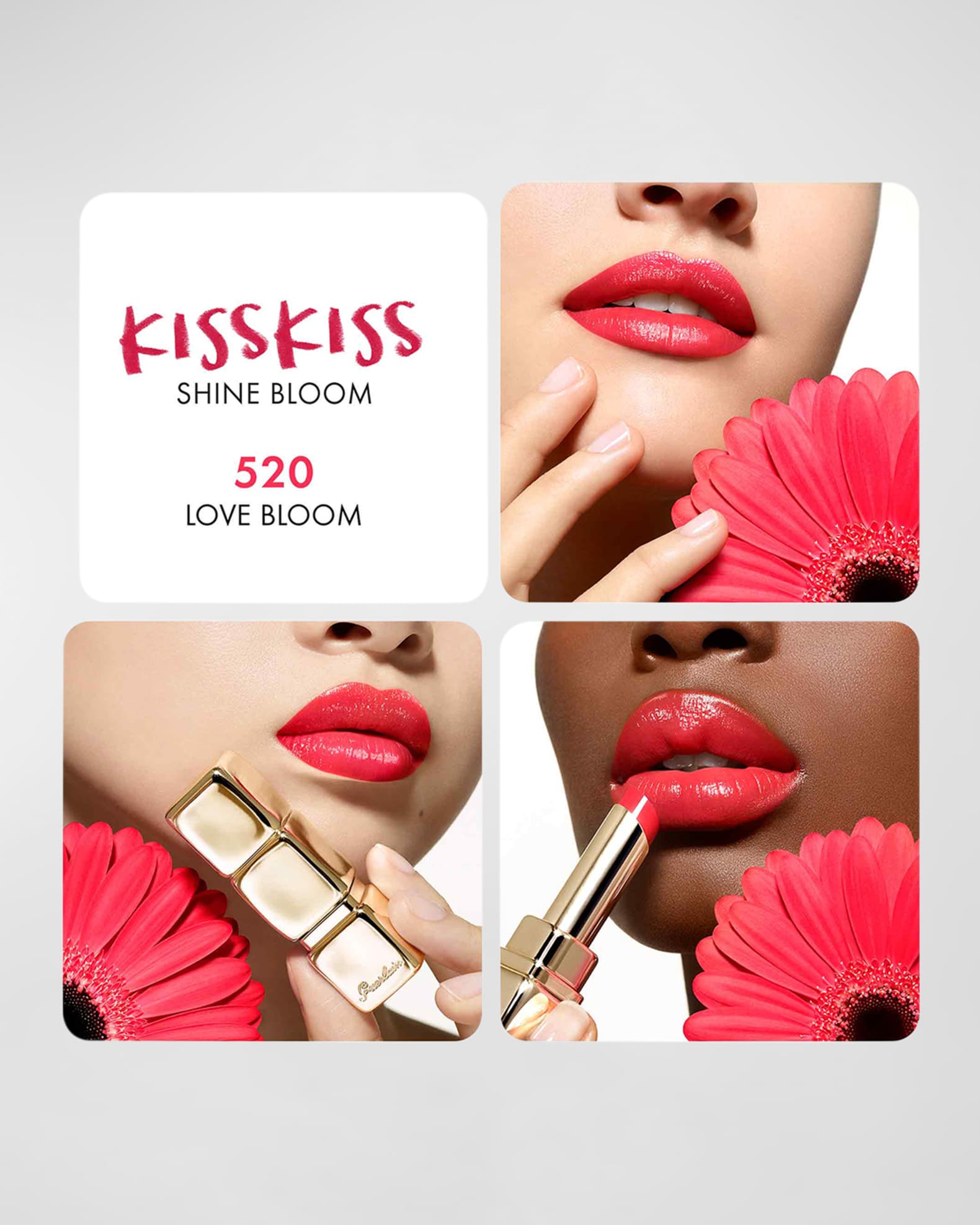 KissKiss Shine Bloom Lipstick Balm | Neiman Marcus