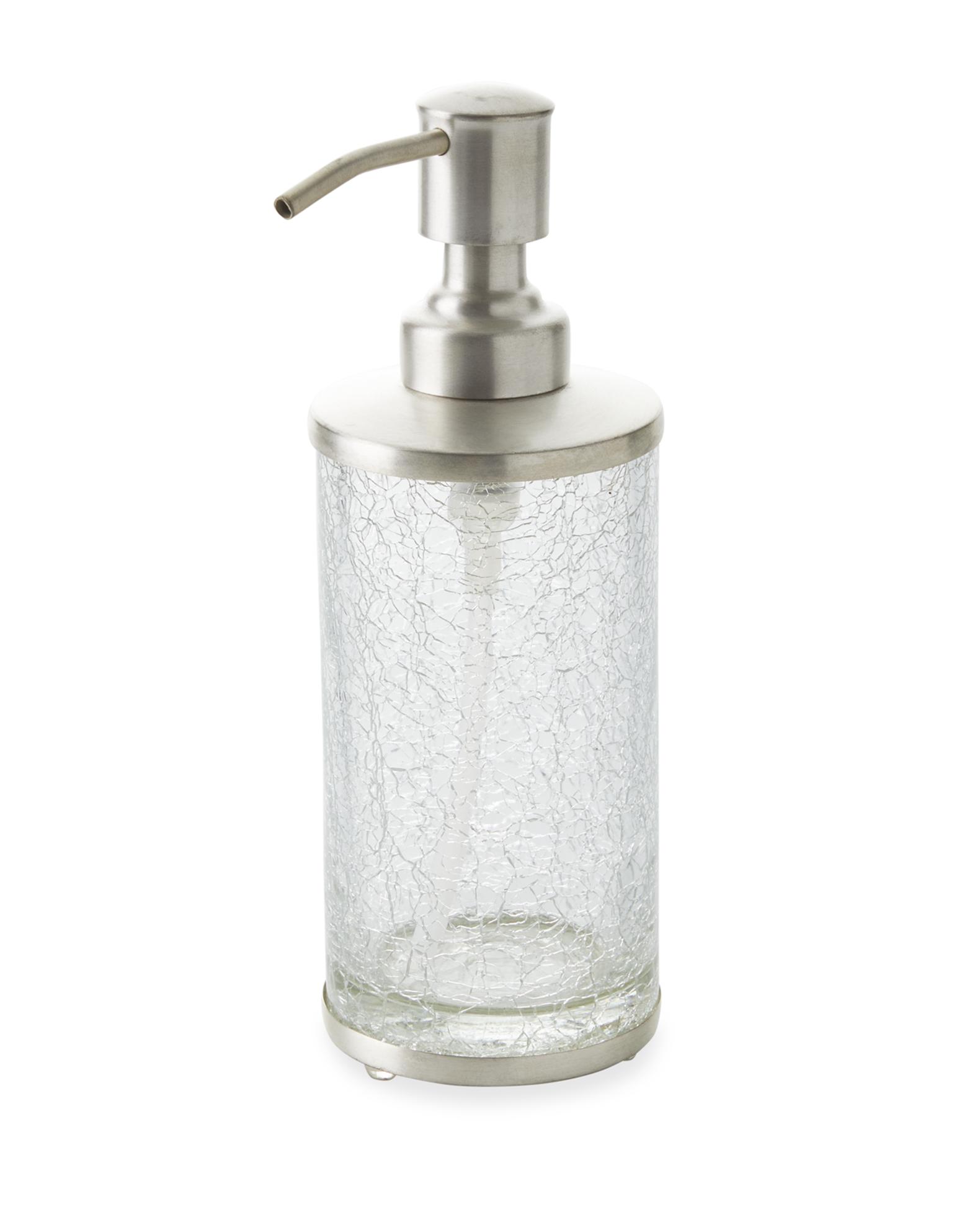 Pigeon and Poodle Pomaria Brushed Silver Soap Pump Dispenser | Neiman ...