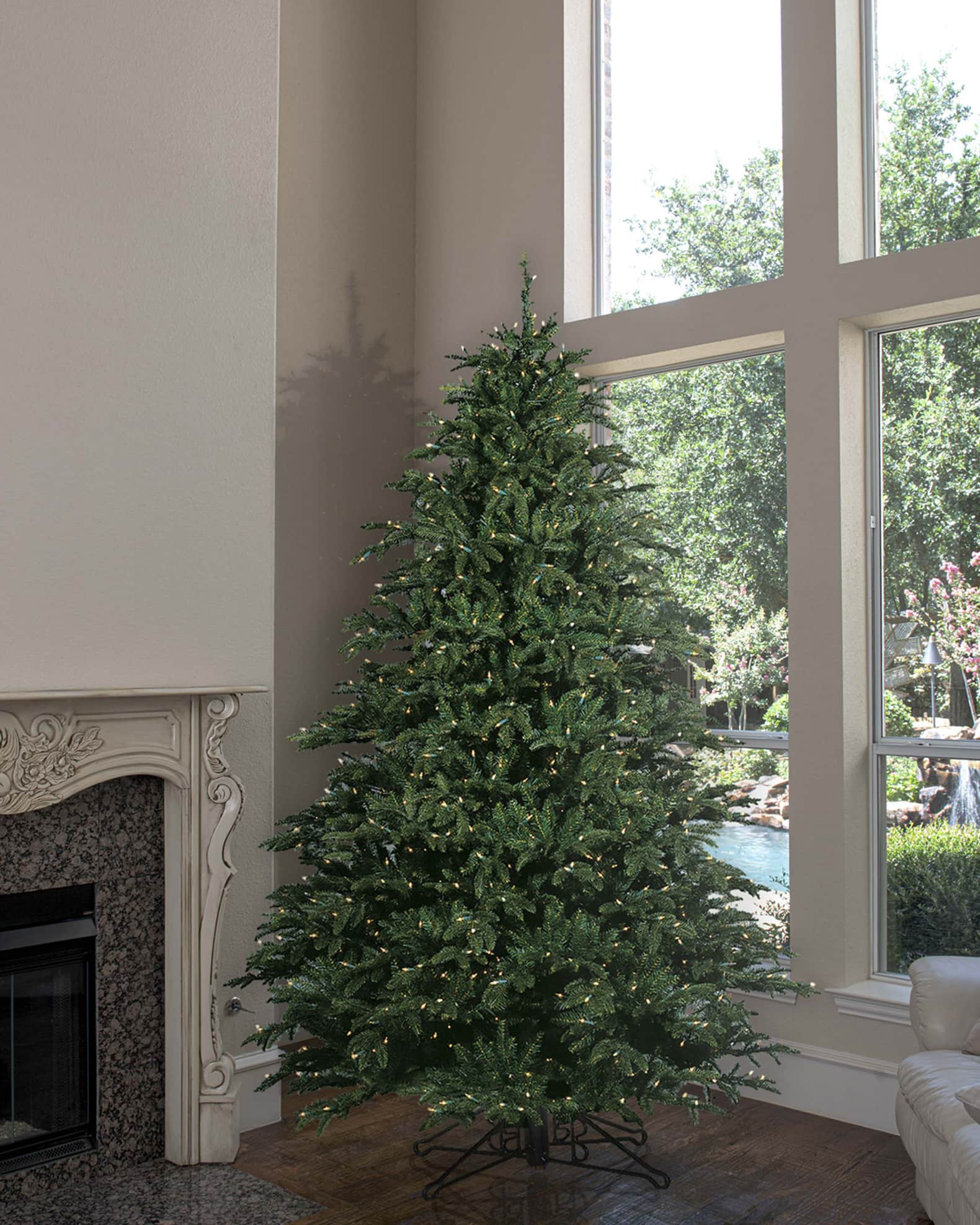 Neiman Marcus 7.5' Alaskan Deluxe Christmas Tree with Warm White LED