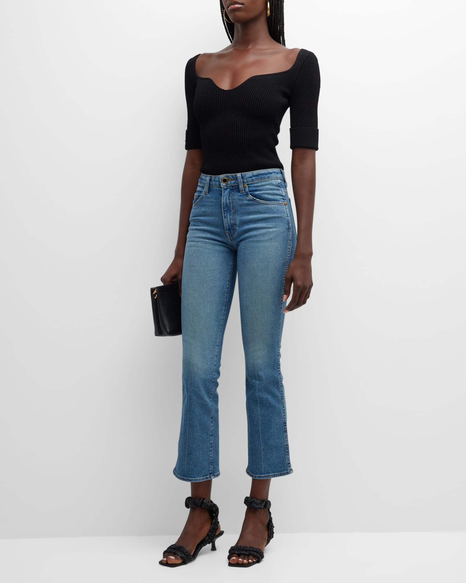 【初回限定】 Boot-Cut Vivian Khaite Flare Marcus Neiman | Jeans パンツ