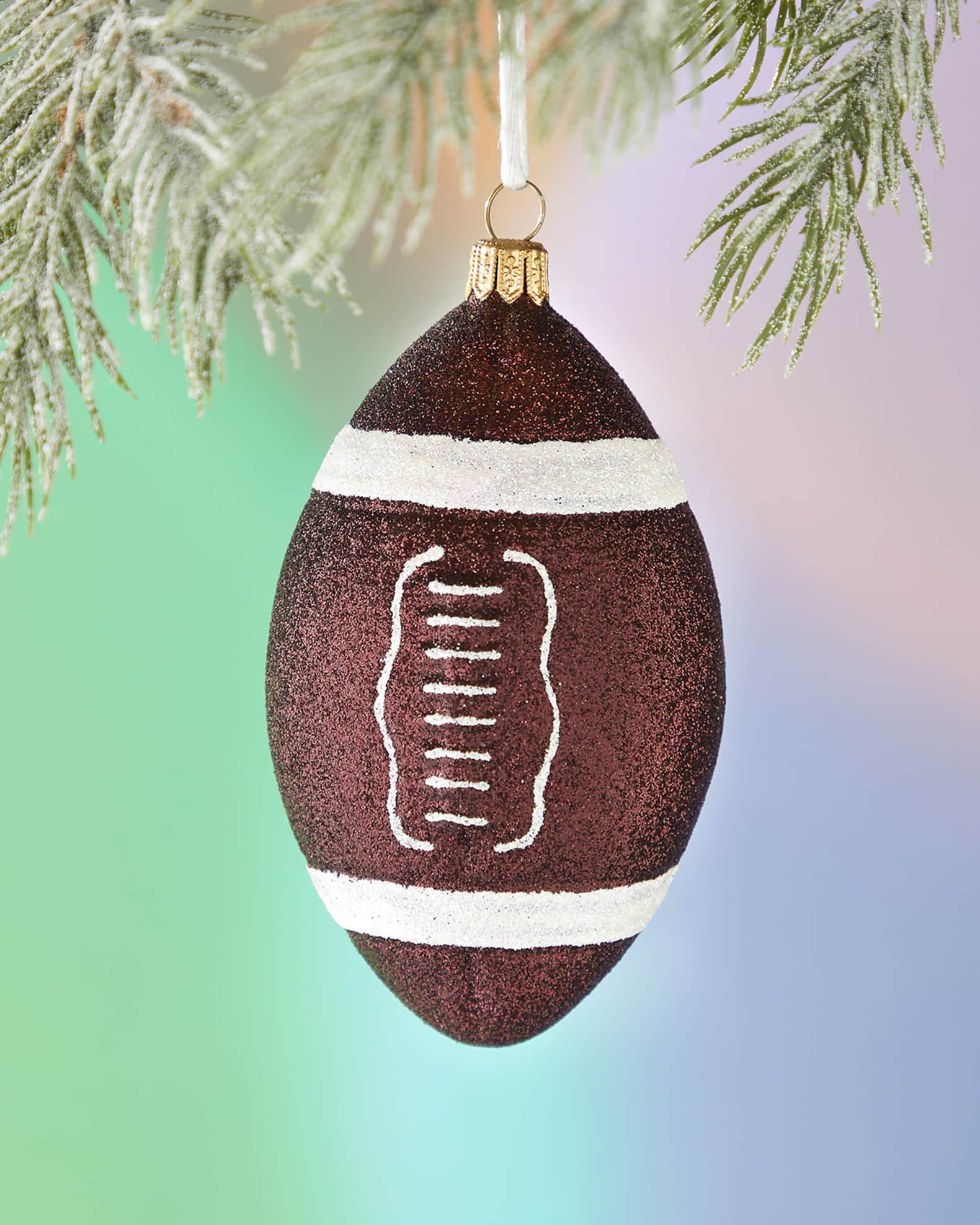 Exclusive Football Christmas Ornament Neiman Marcus