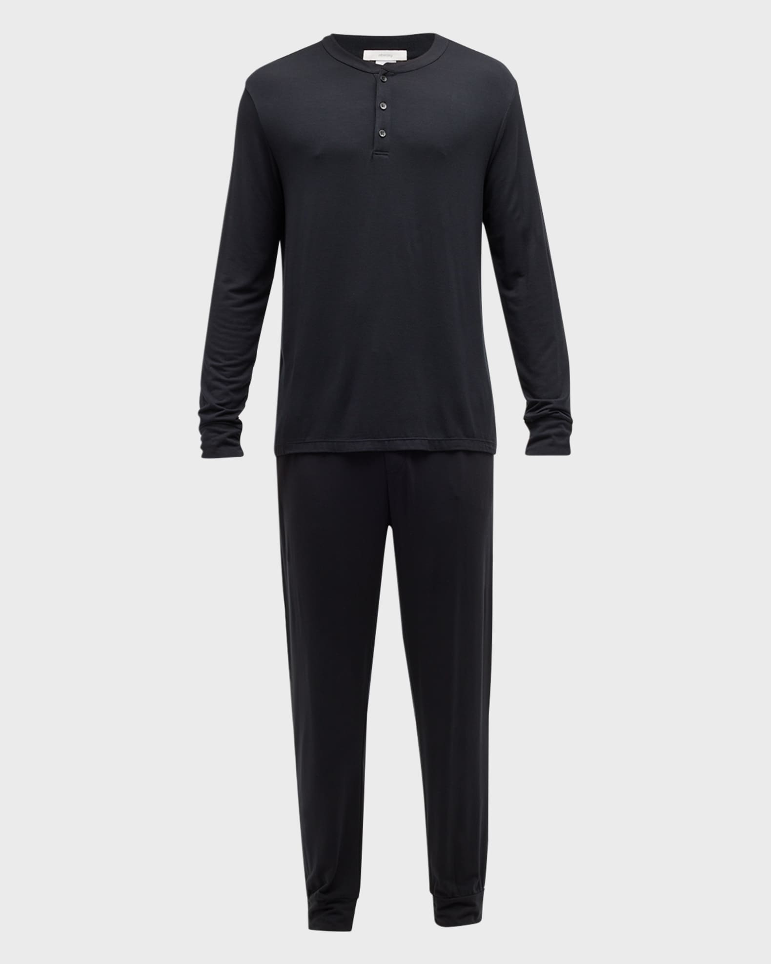 Men s Henry Long Sleeve Pajama Set