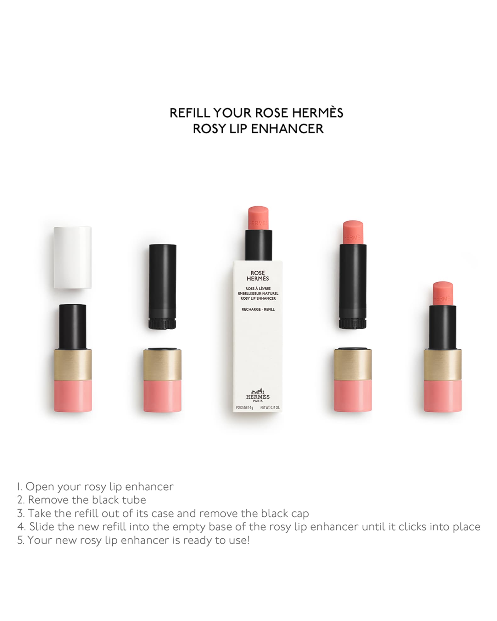 Hermes Rose Hermes Rosy Lip Enhancer | Neiman Marcus