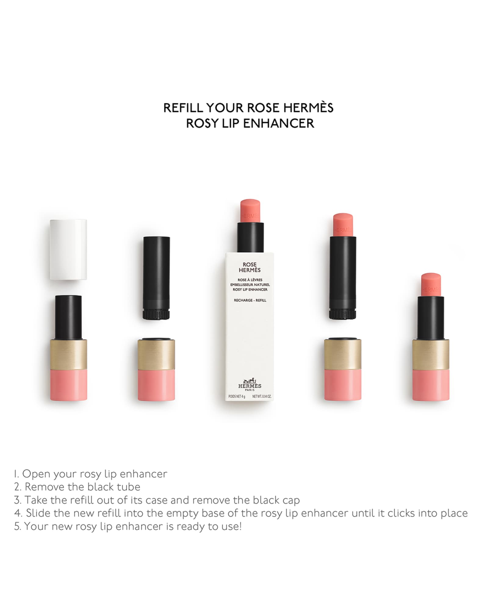 HERMESリップ Satin lipstick, Beige Kalahari | Hermès USA